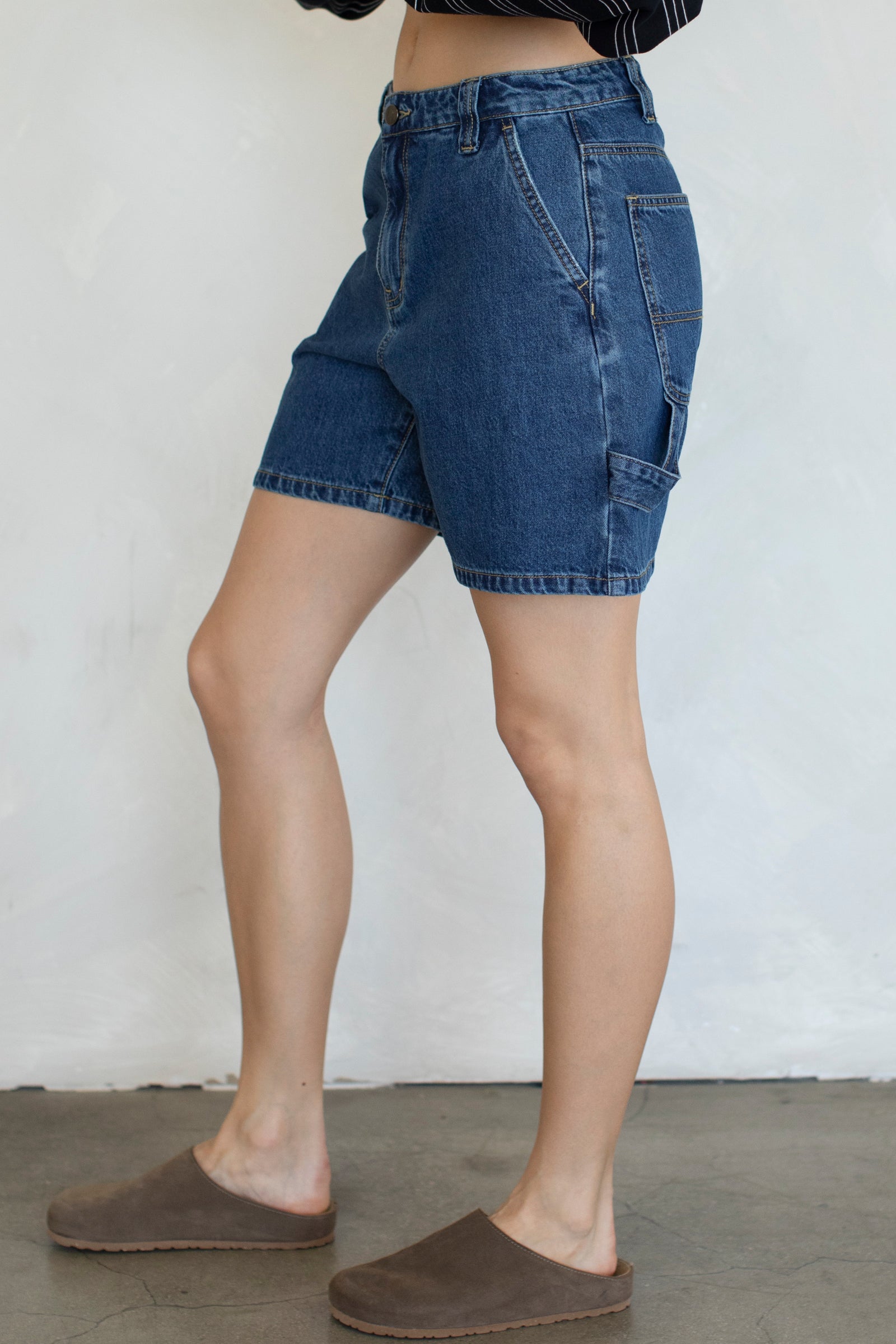 Mika Denim Cargo Shorts