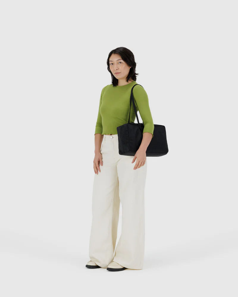 Medium Bowler Bag in Black