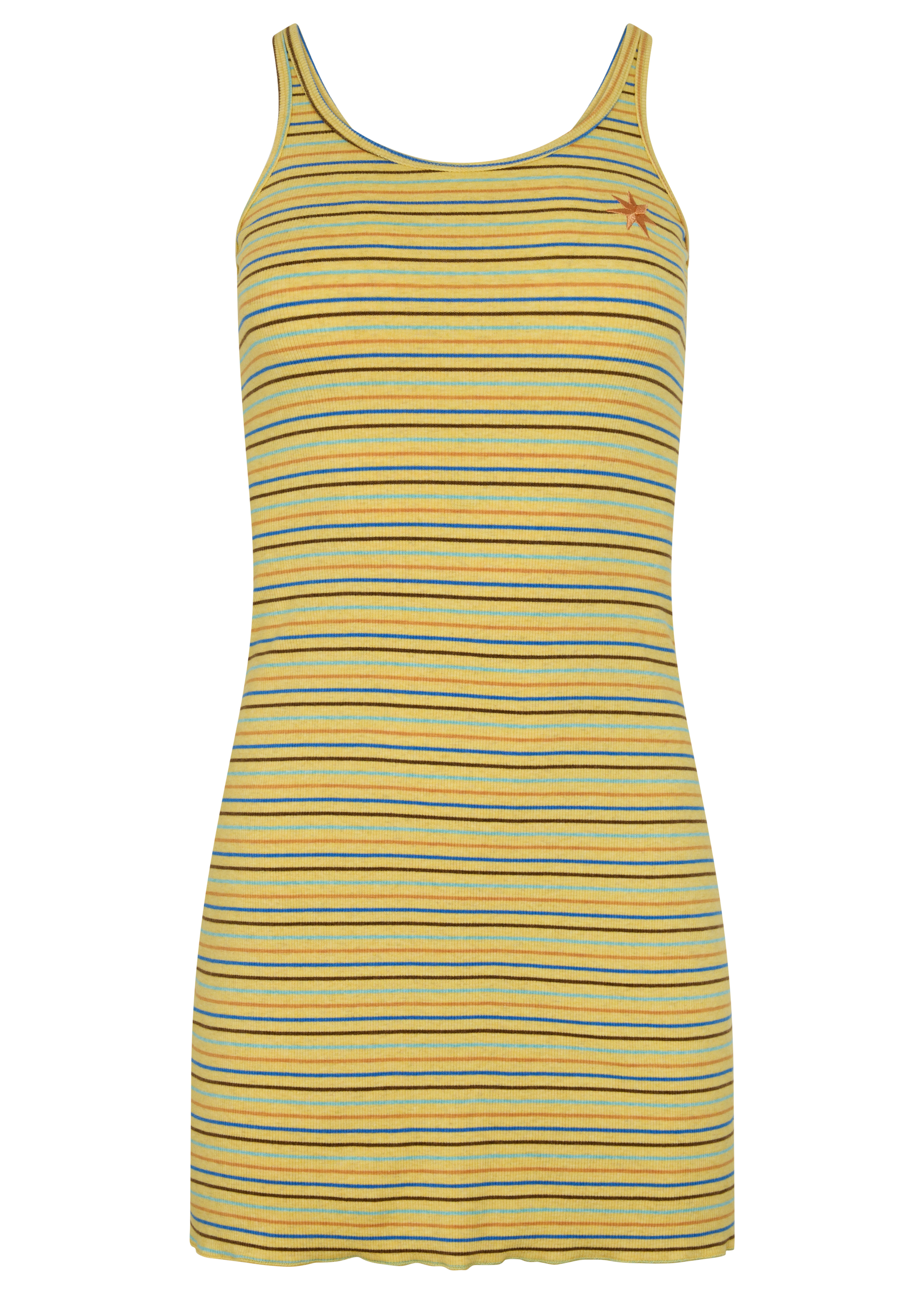 Lemon Striper Mini Dress