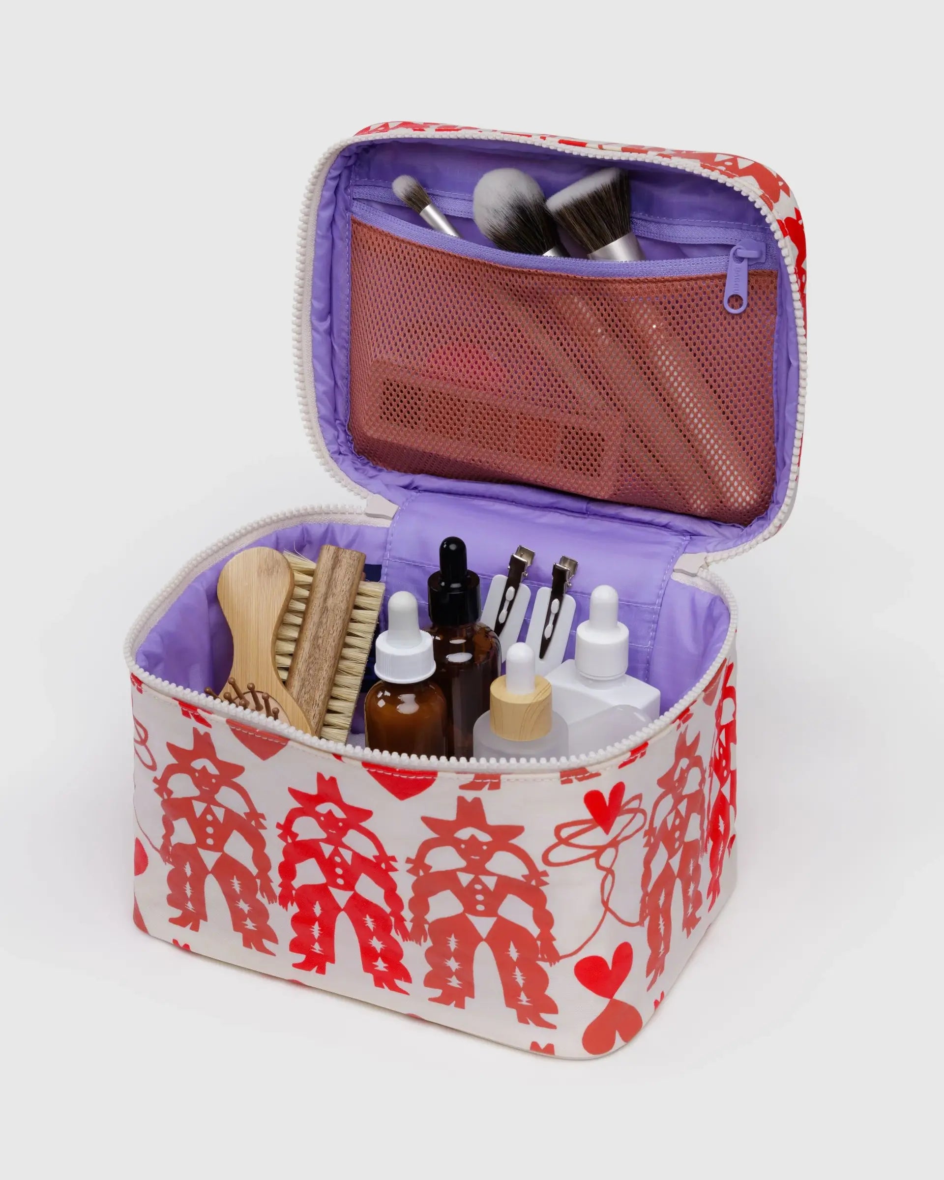 Large Cosmetic Case in Cowgirl
