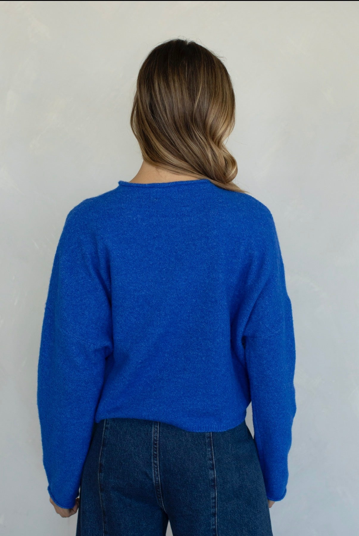Maisie Pullover in Cobalt