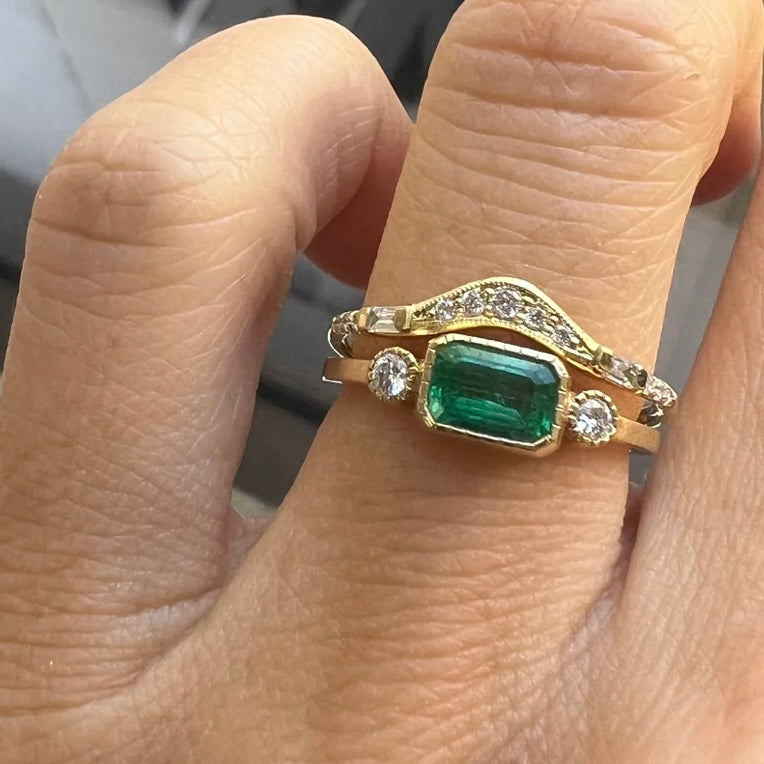 Emerald Lexie Ring