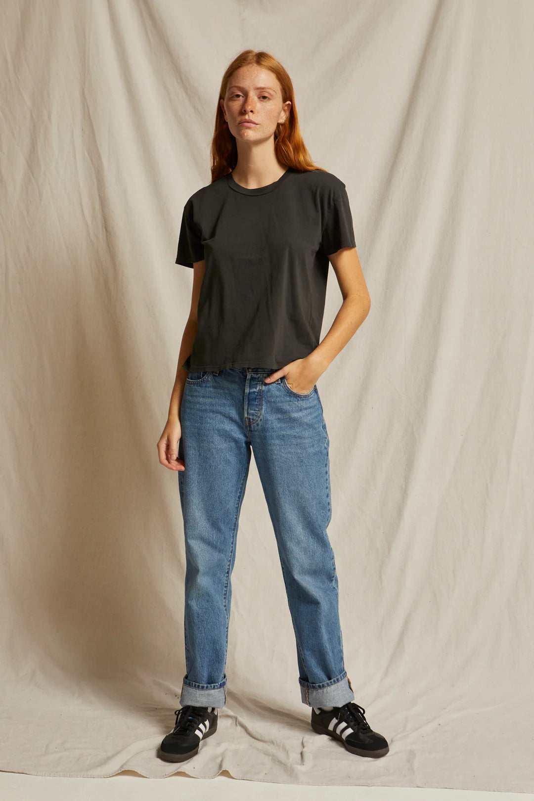 Harley Tee in Vintage Black