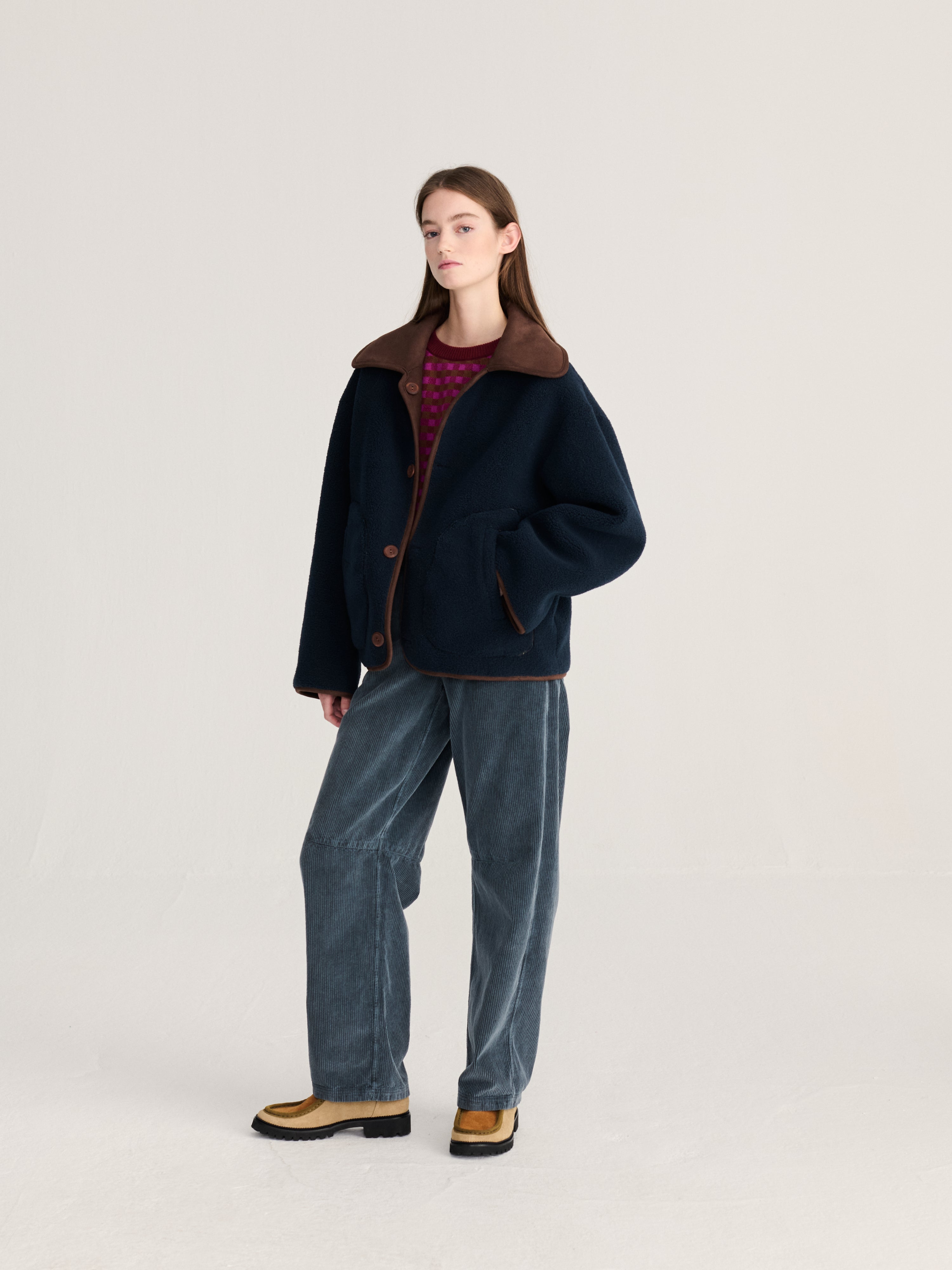 Reversible Soft Sherpa Coat