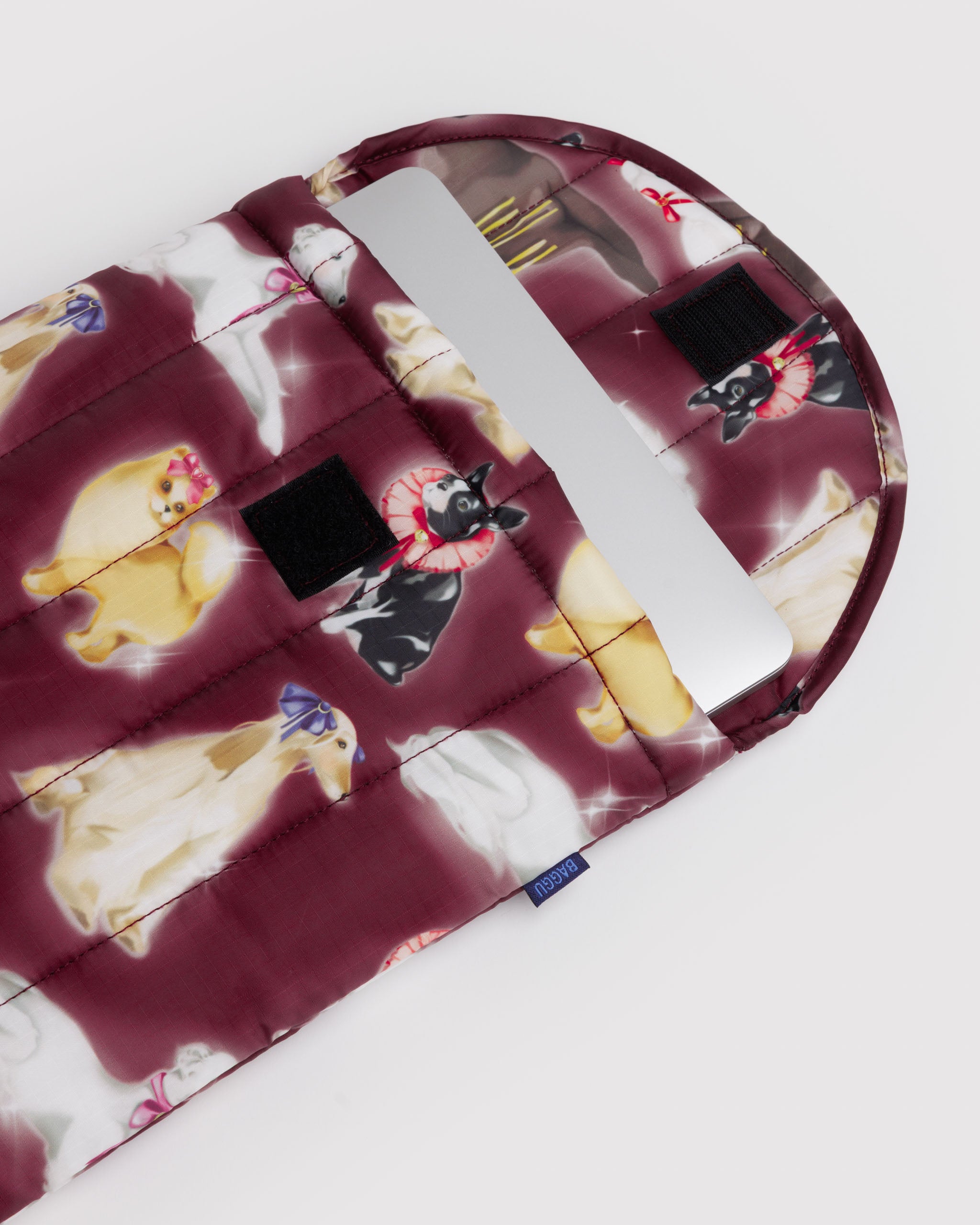 Puffy Laptop Sleeve 13”/14” in Fancy Dogs