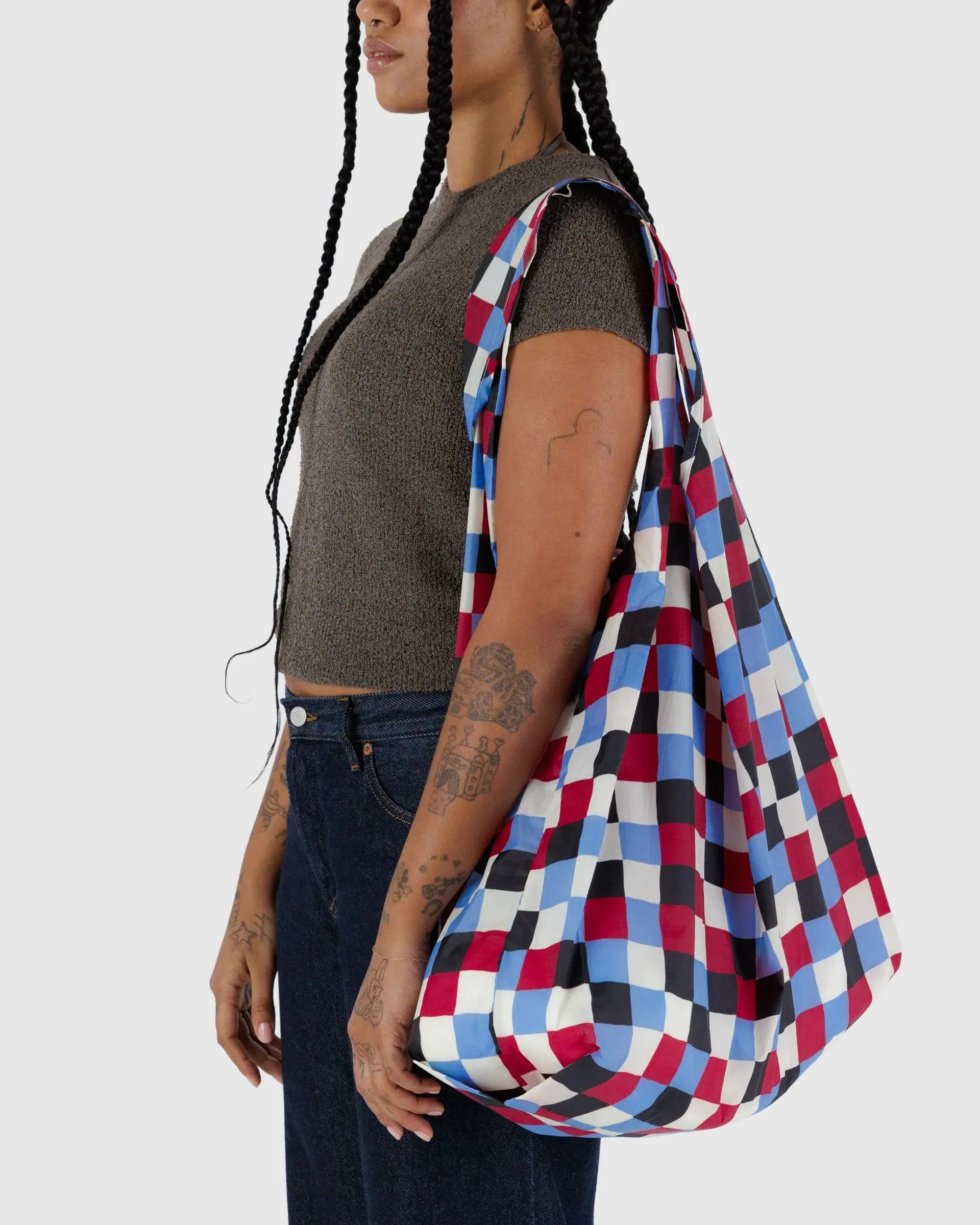 Big Baggu in Painted Check