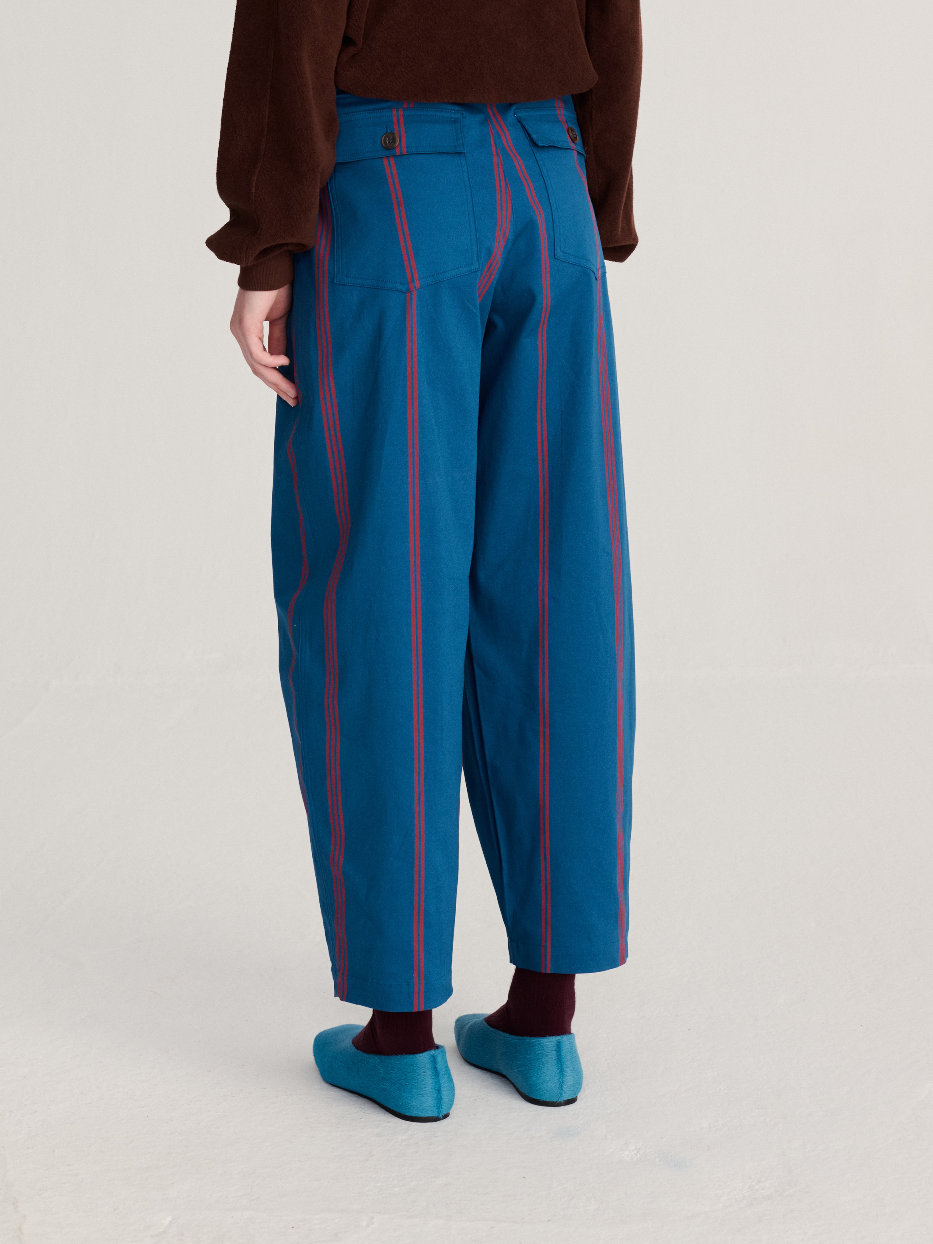 Triple Stripe All Over Barrel Pants