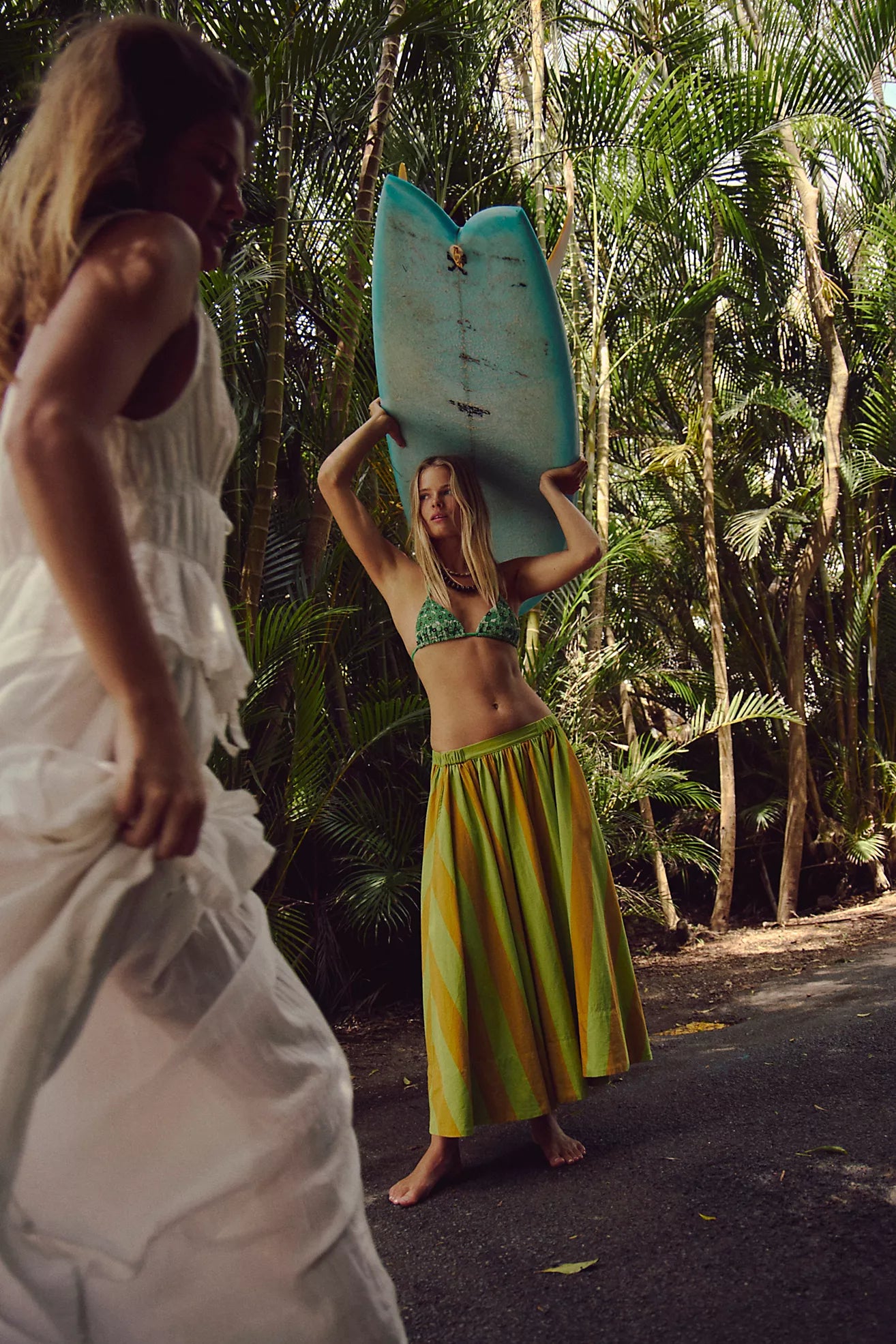 Lowen Midi Skirt in Retro Combo