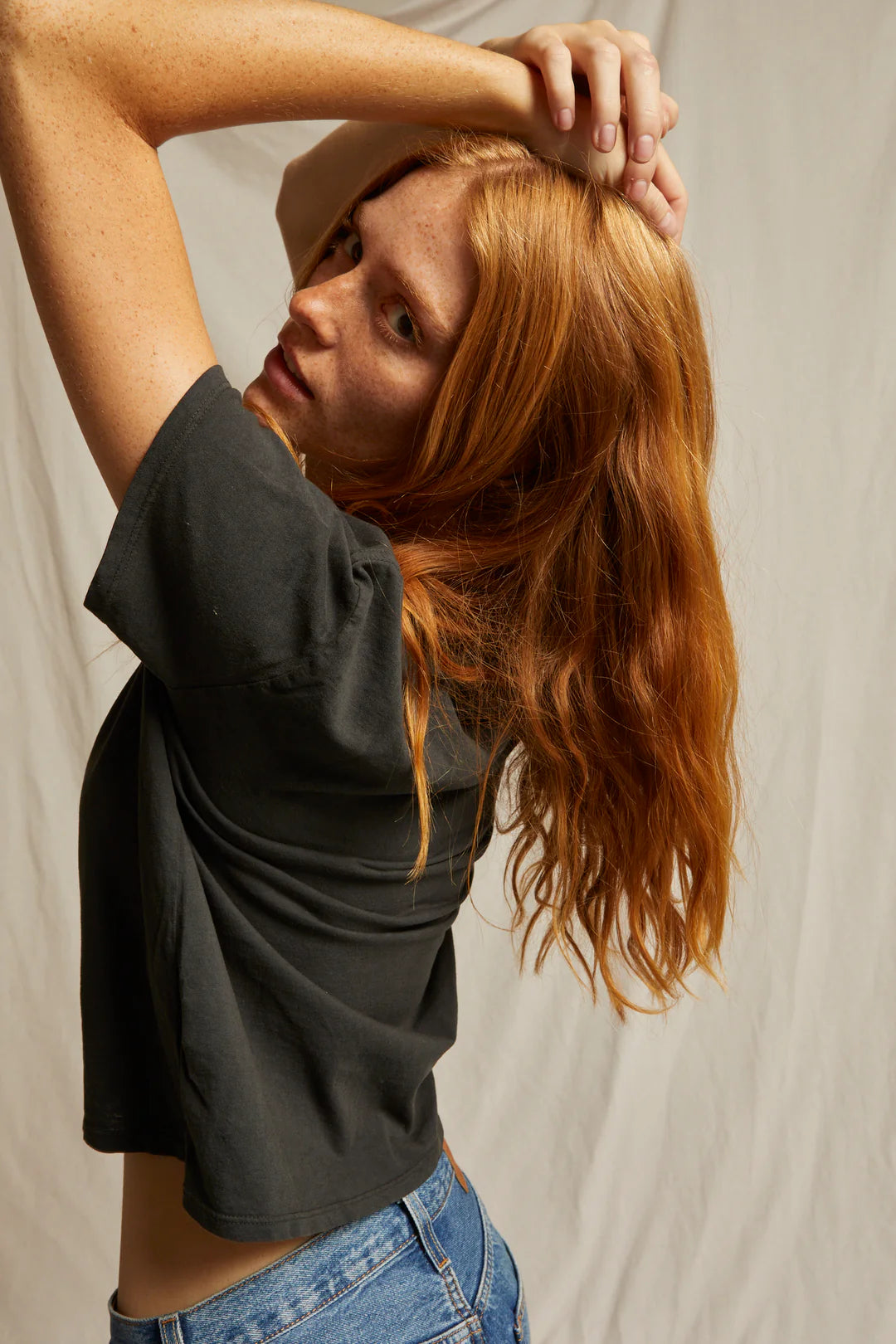 Harley Tee in Vintage Black