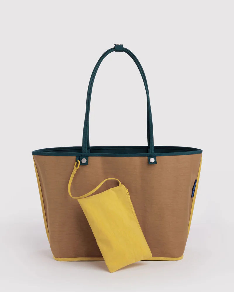 Large Nylon Reversible Tote in Deep Sea Mix