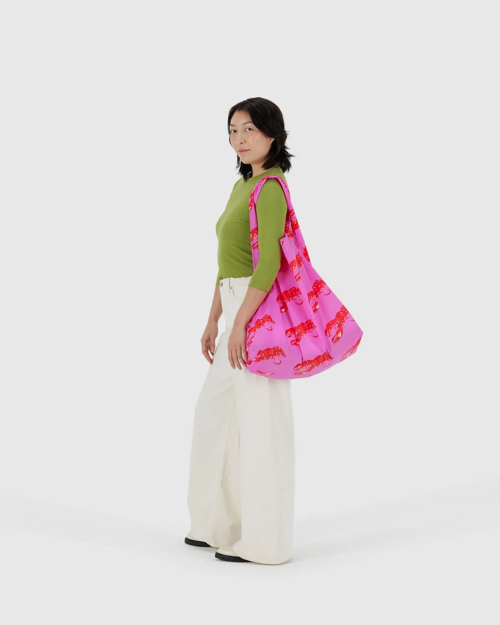 Big Baggu in Pink Lobster