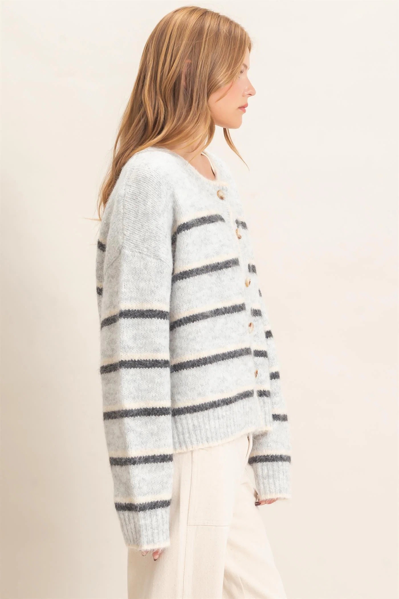Jennie Stripe Cardigan
