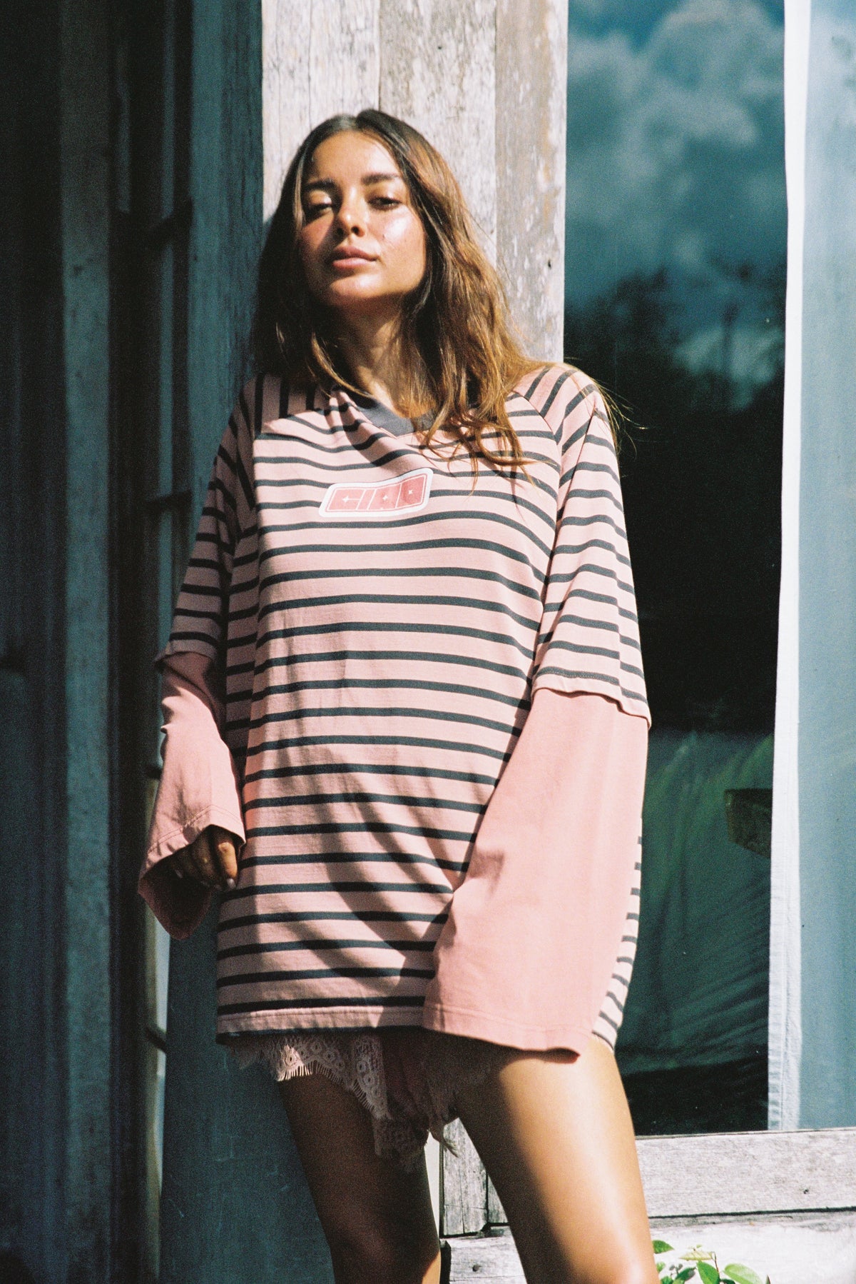 Double Trouble LS Tee