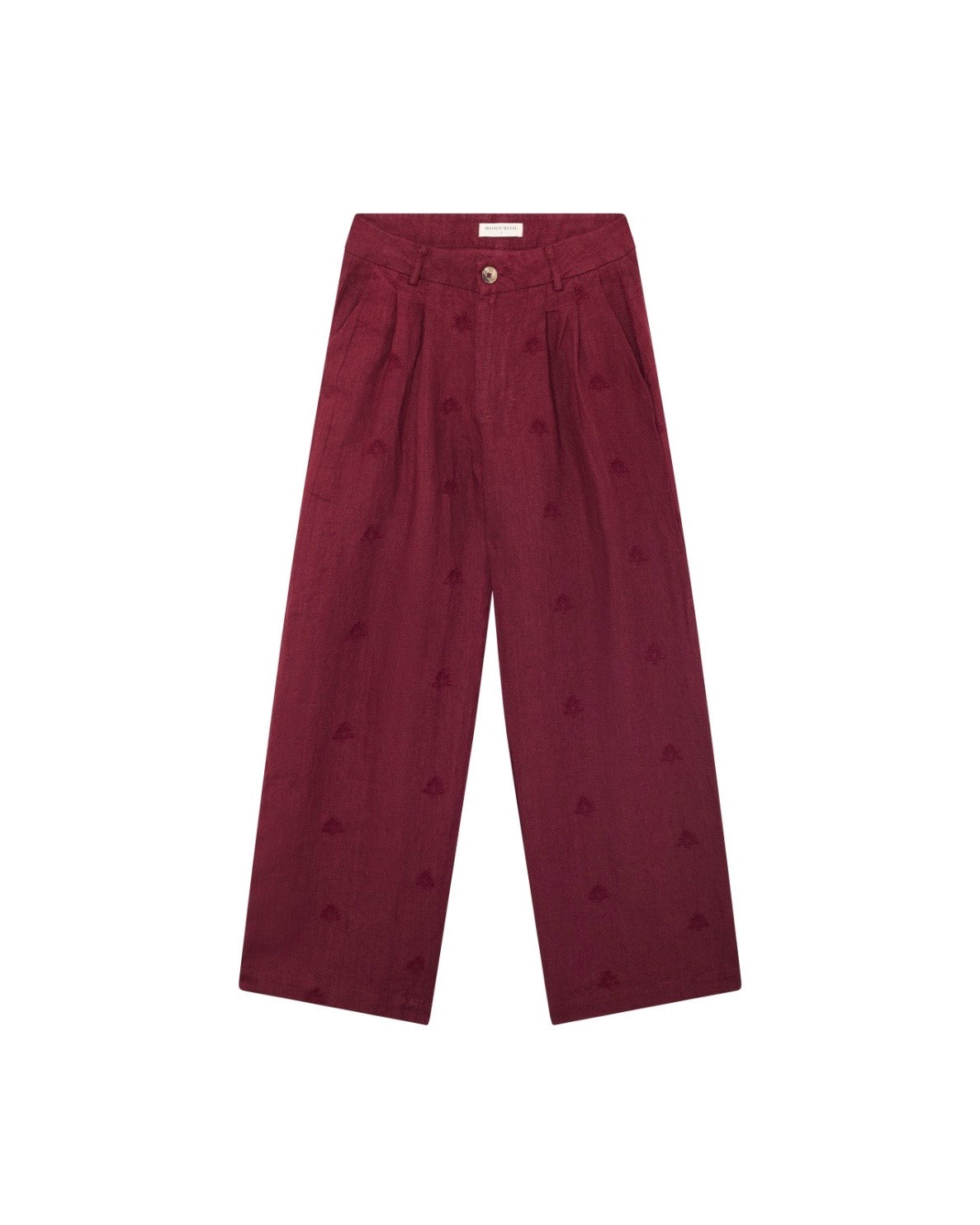 Otto Pant in Burgundy