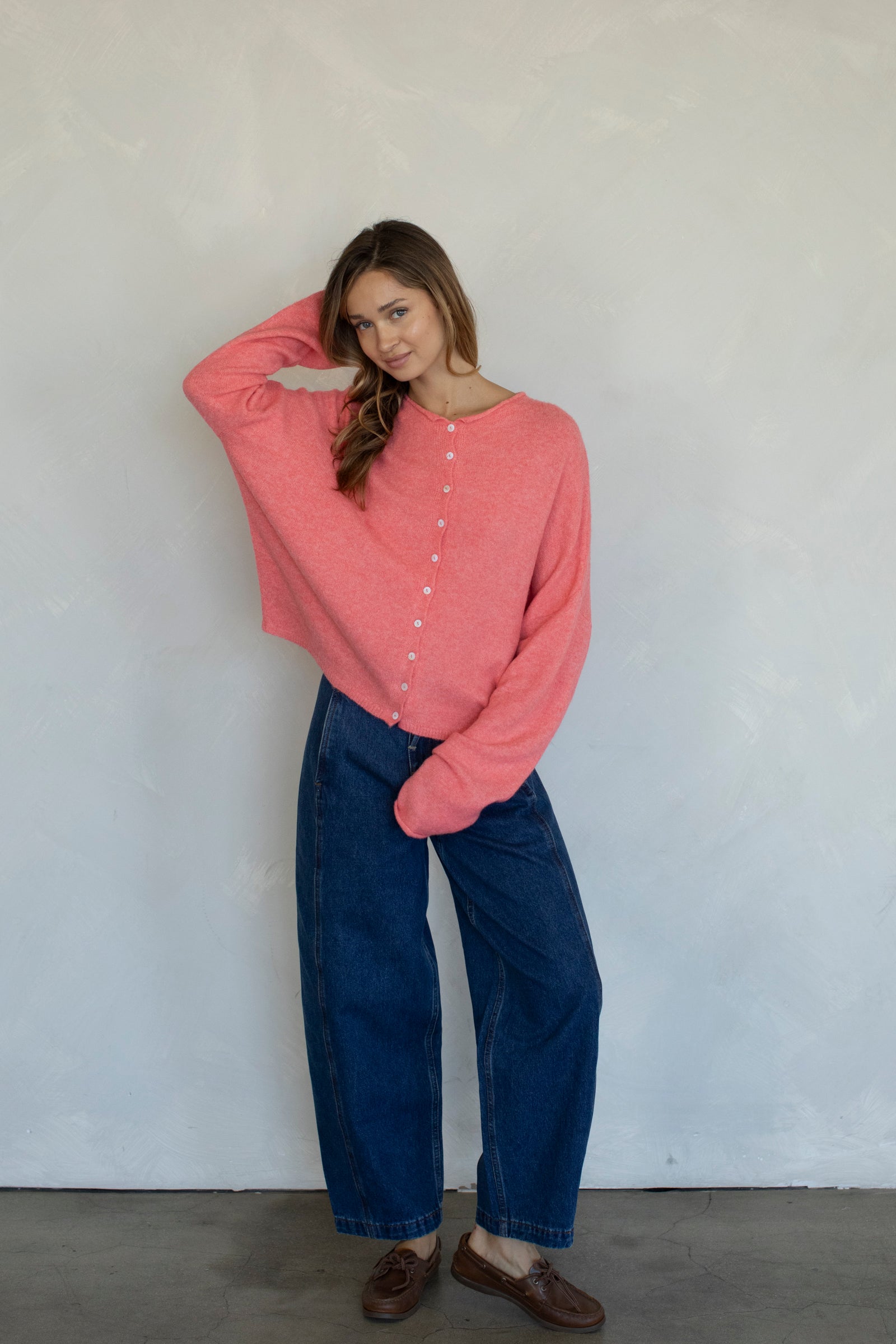 Maisie Sweater in Peach