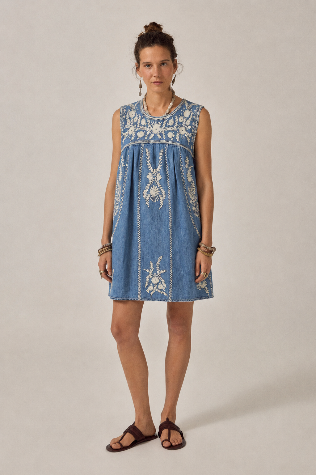 Sylvie Dress in Blue Haze