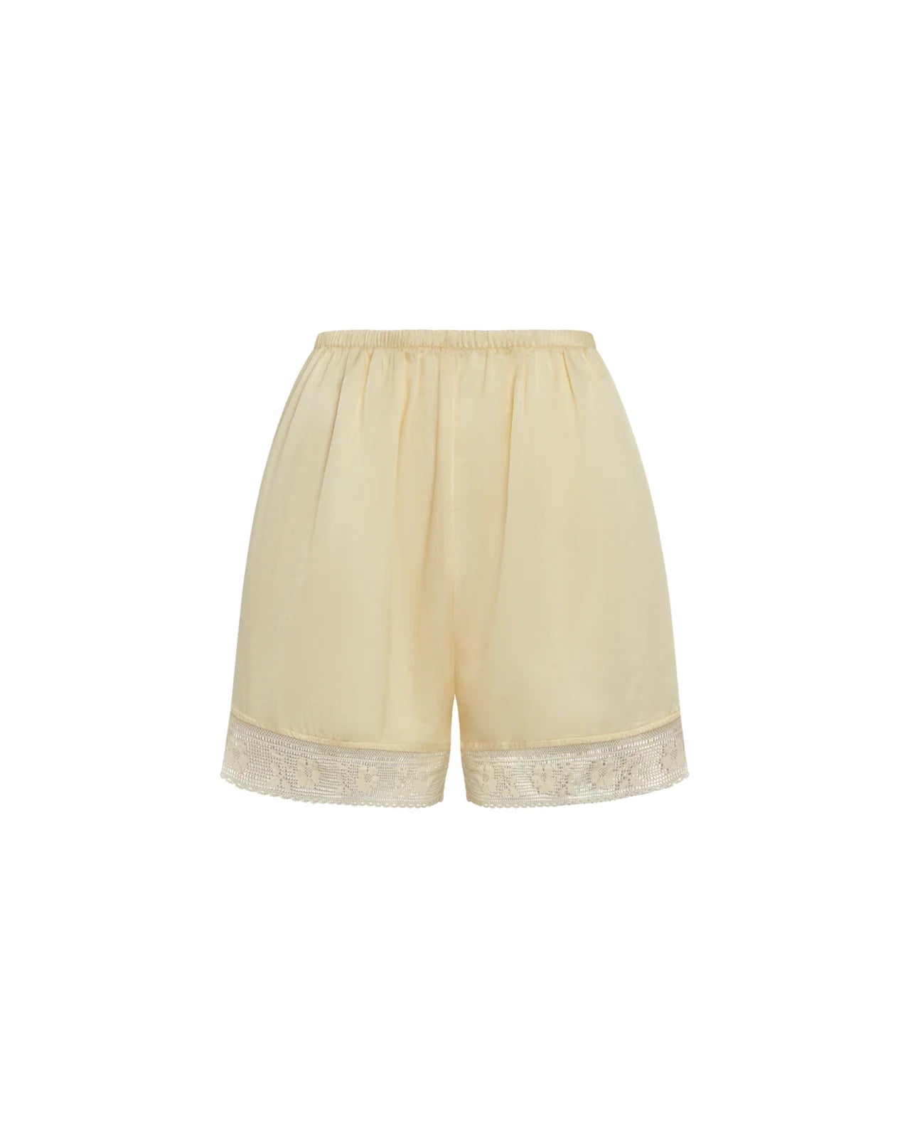 Silk Boxer Shorts in Sweet Cream