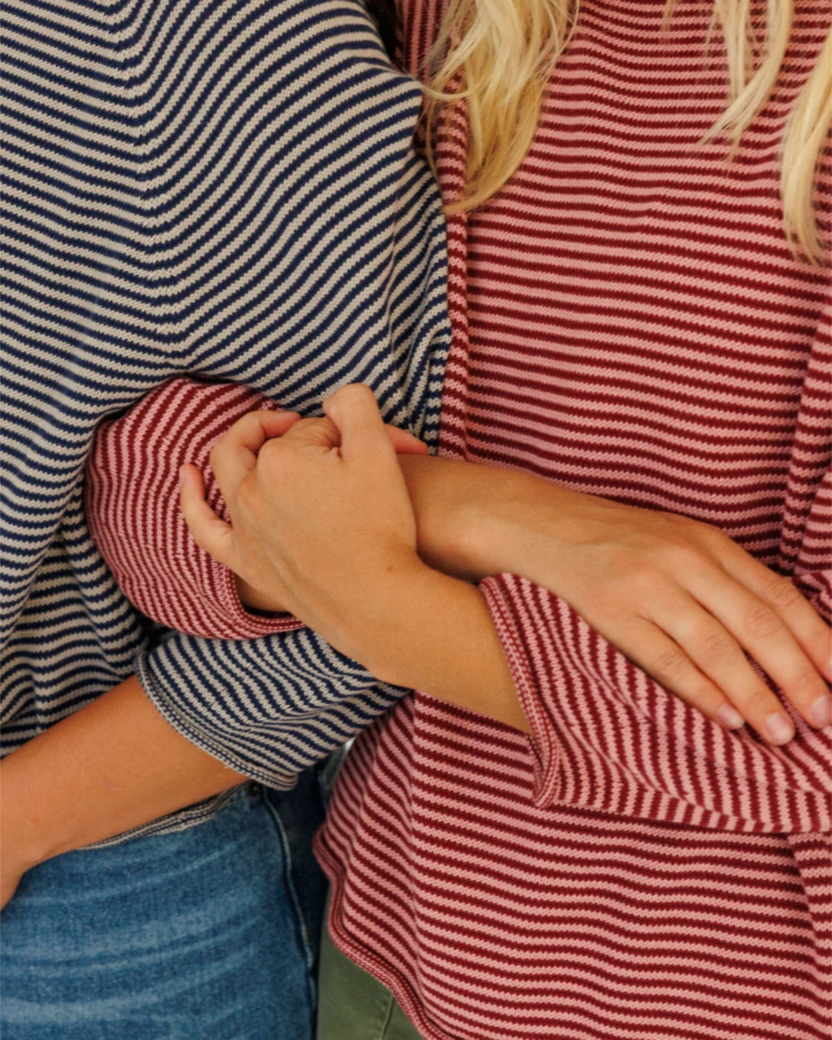 Jeanie Sweater in Blue Stripe