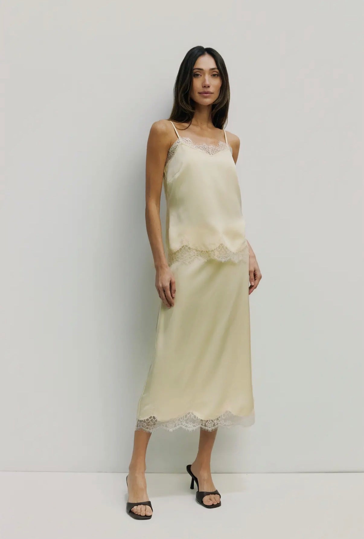 Irina Tank in Buttercream