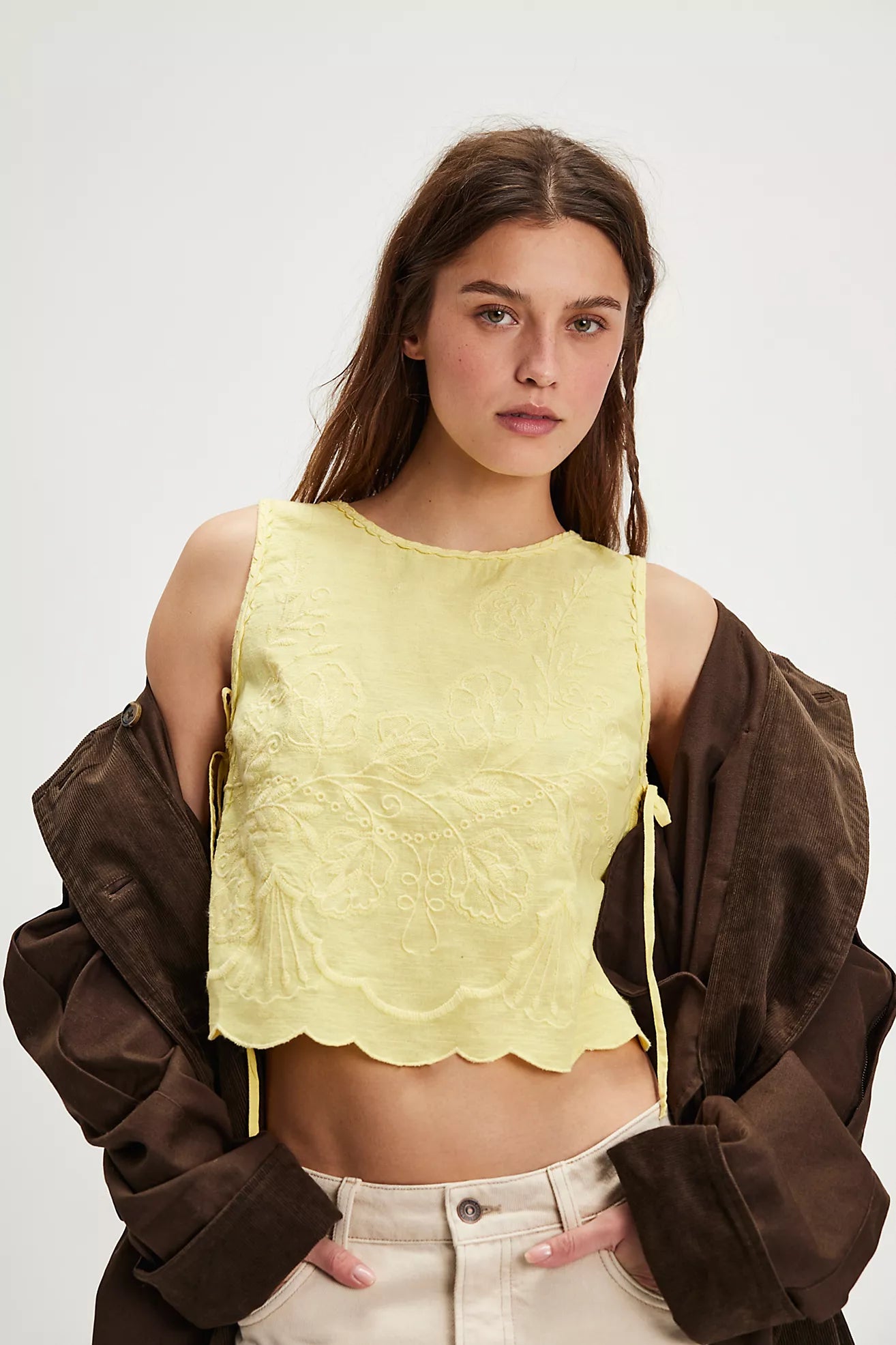 Faded Gardens Tank in Summer Lemonade