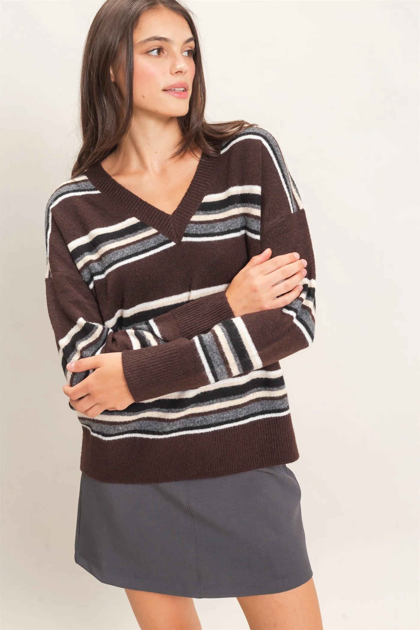Margot Sweater in Chocolate
