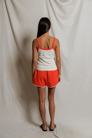 Leo Sporty Short in Clementine