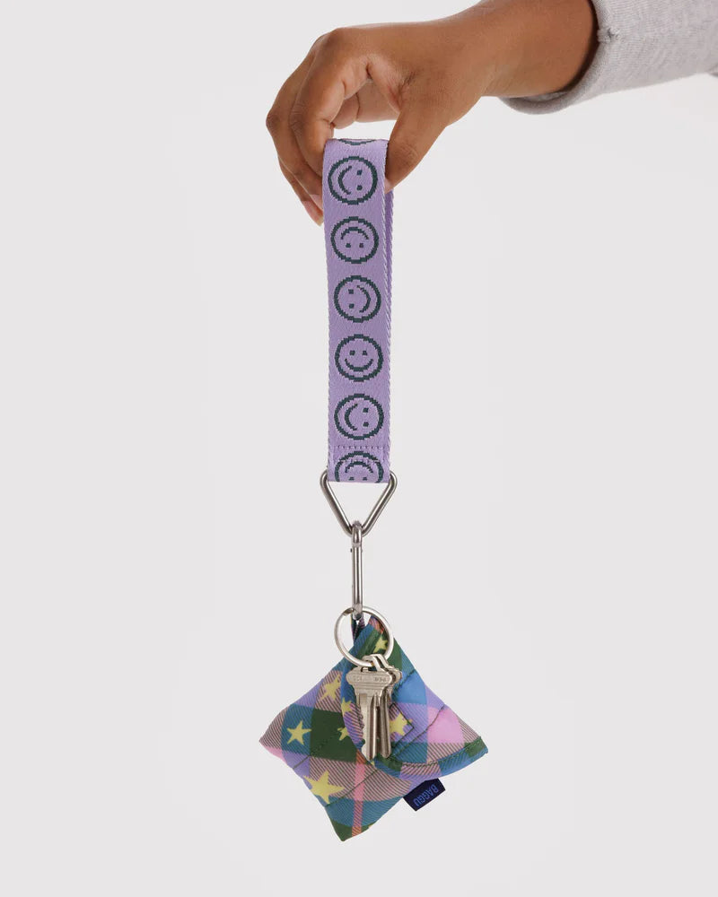 Logo Keychain in Lilac Happy