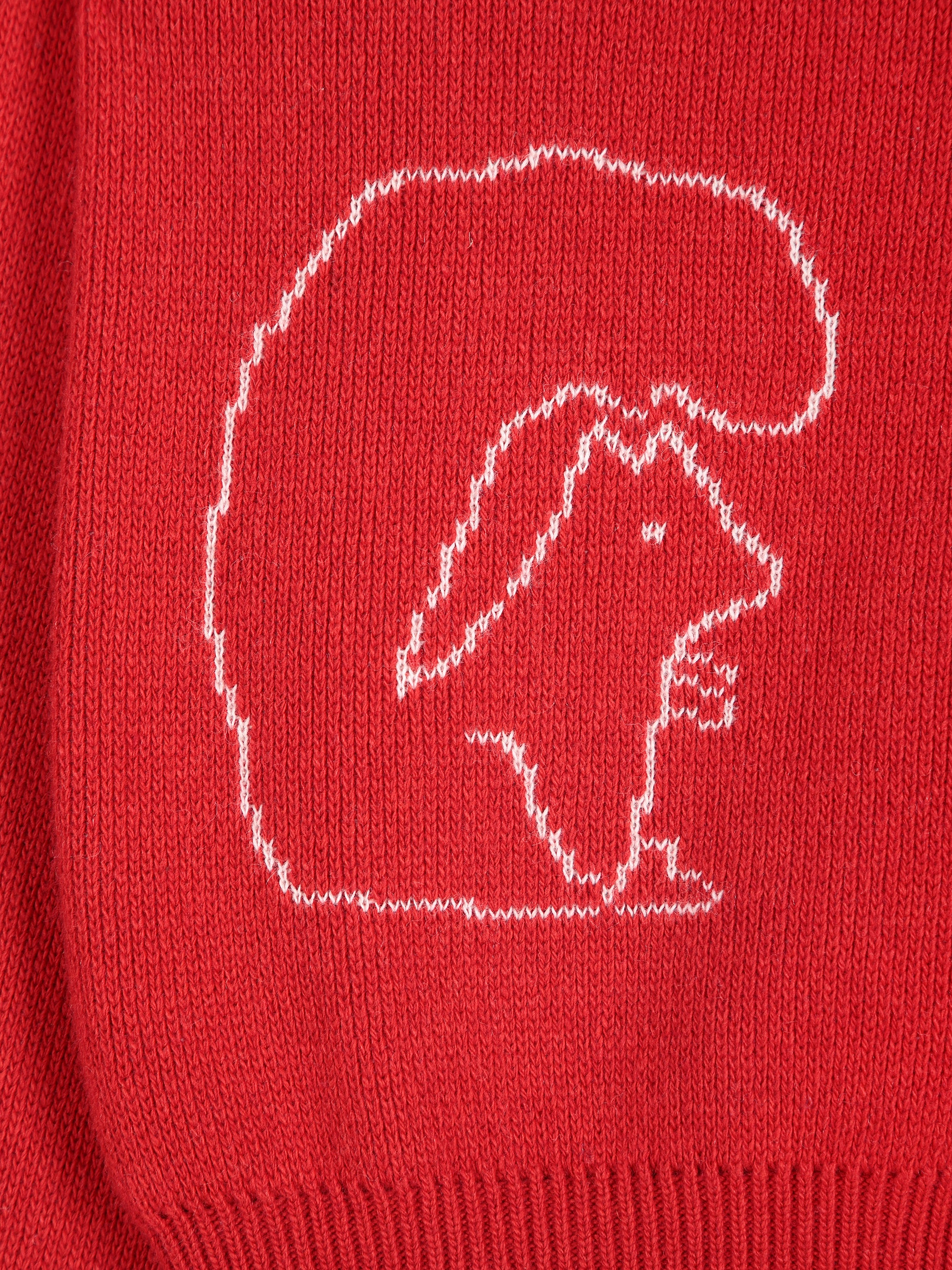 Forest Scene Wool Blend Polo Cardigan