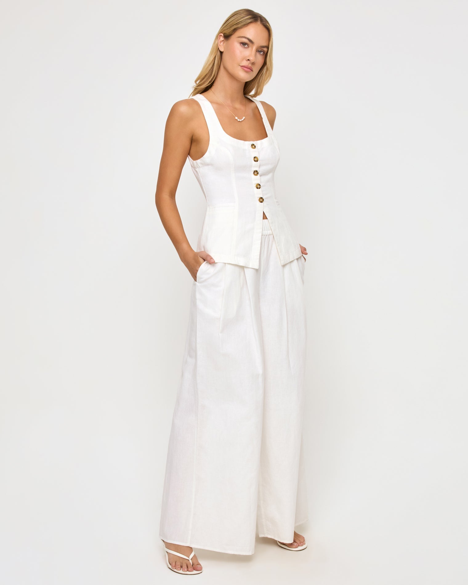 Palma Pant - White