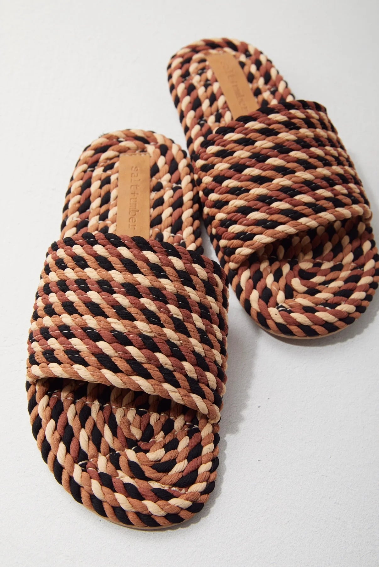 Sunny Sandals in Brown Multi