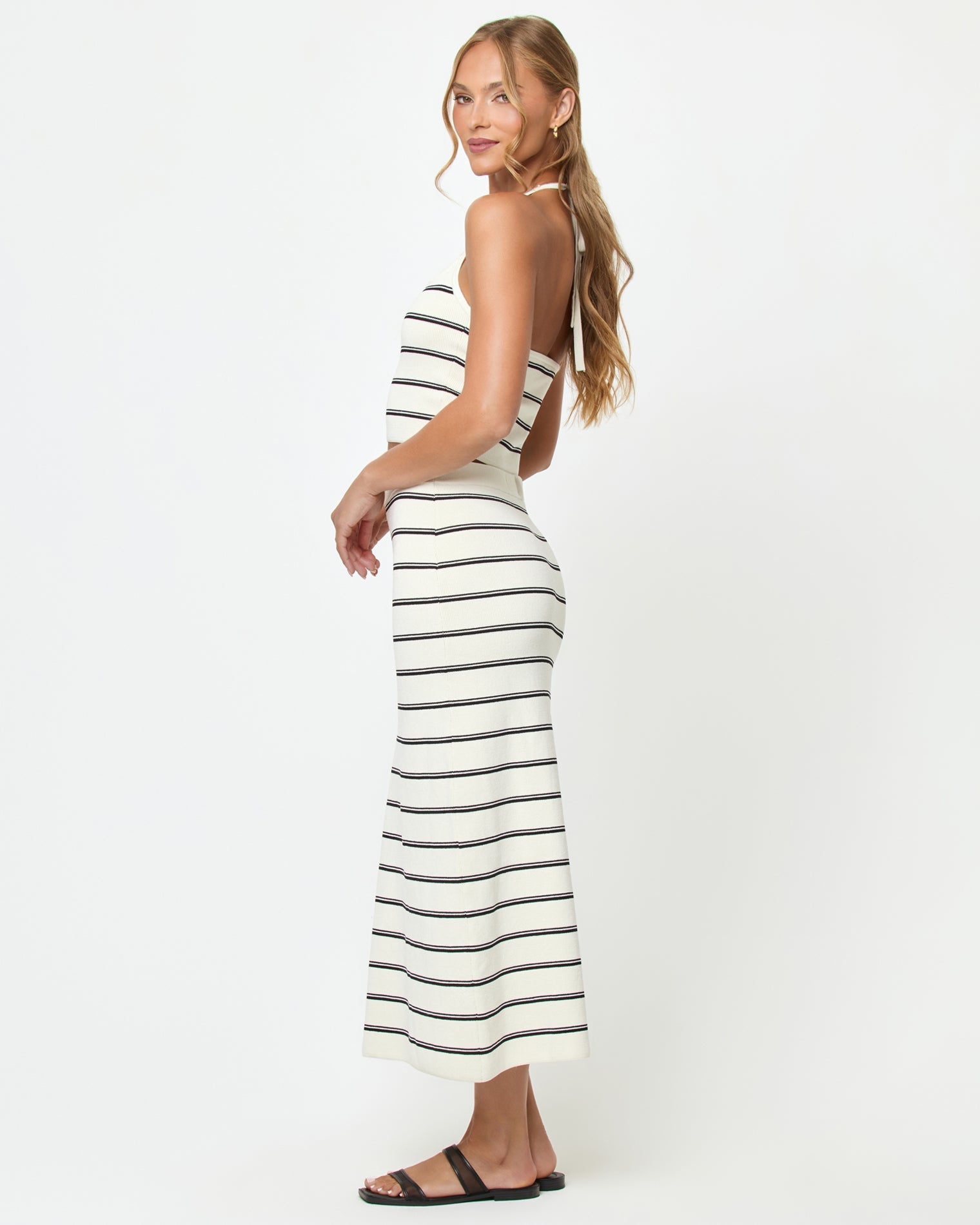 Positano Top - Mykonos Stripe