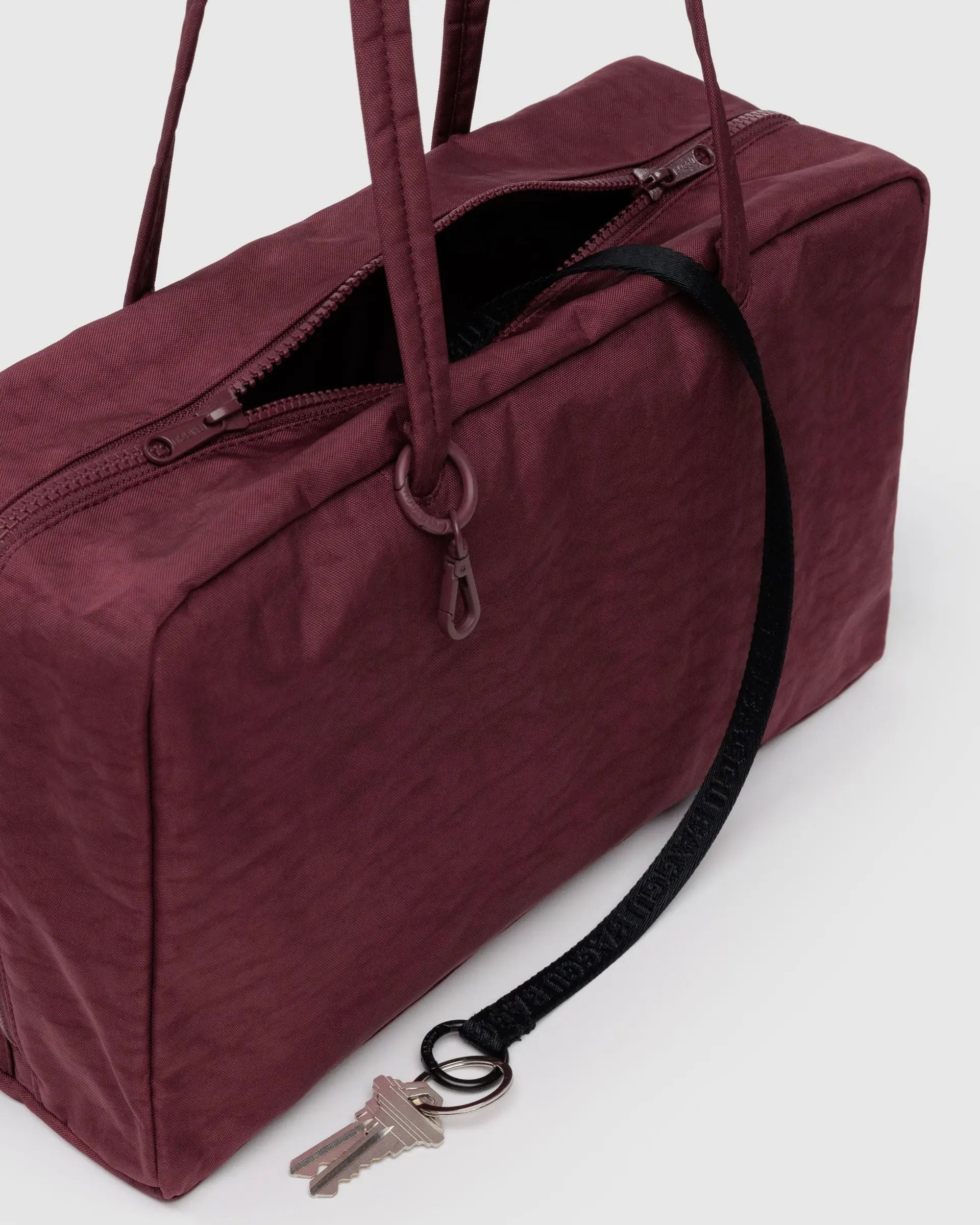 Medium Bowler Bag in Mahogany