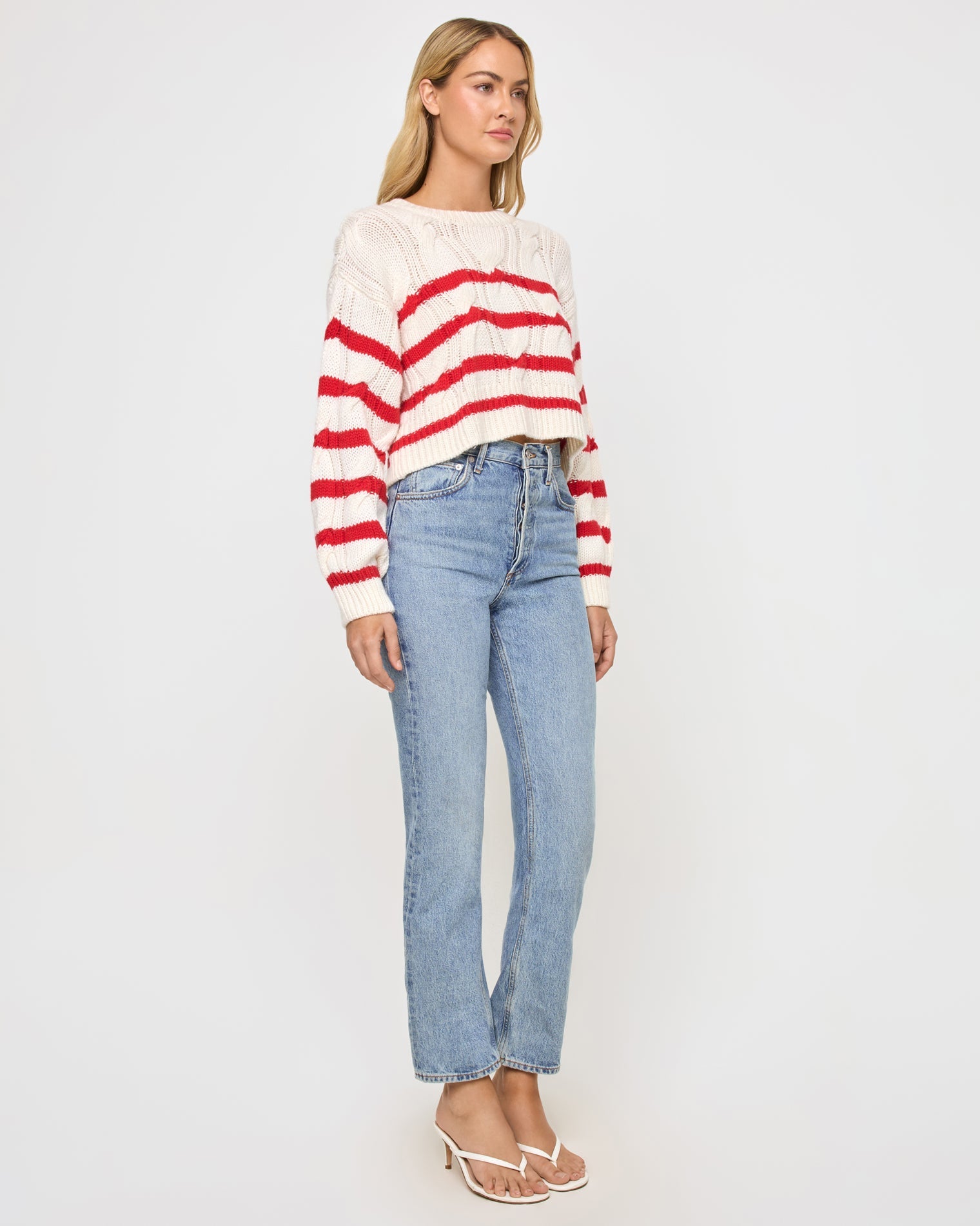 Kensley Pullover - Cream Flame