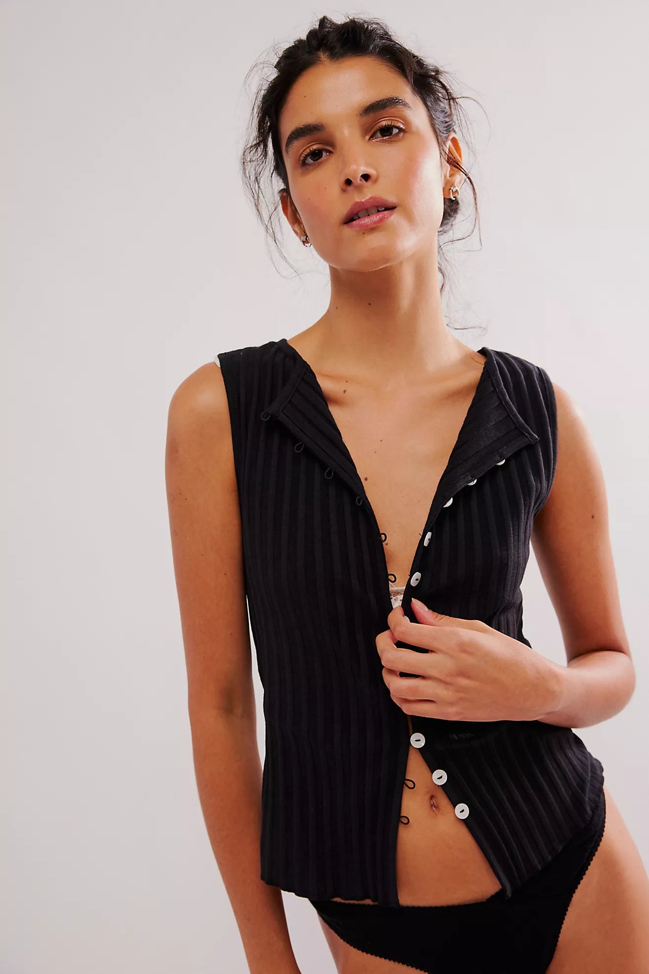 Tilly Vest in Black