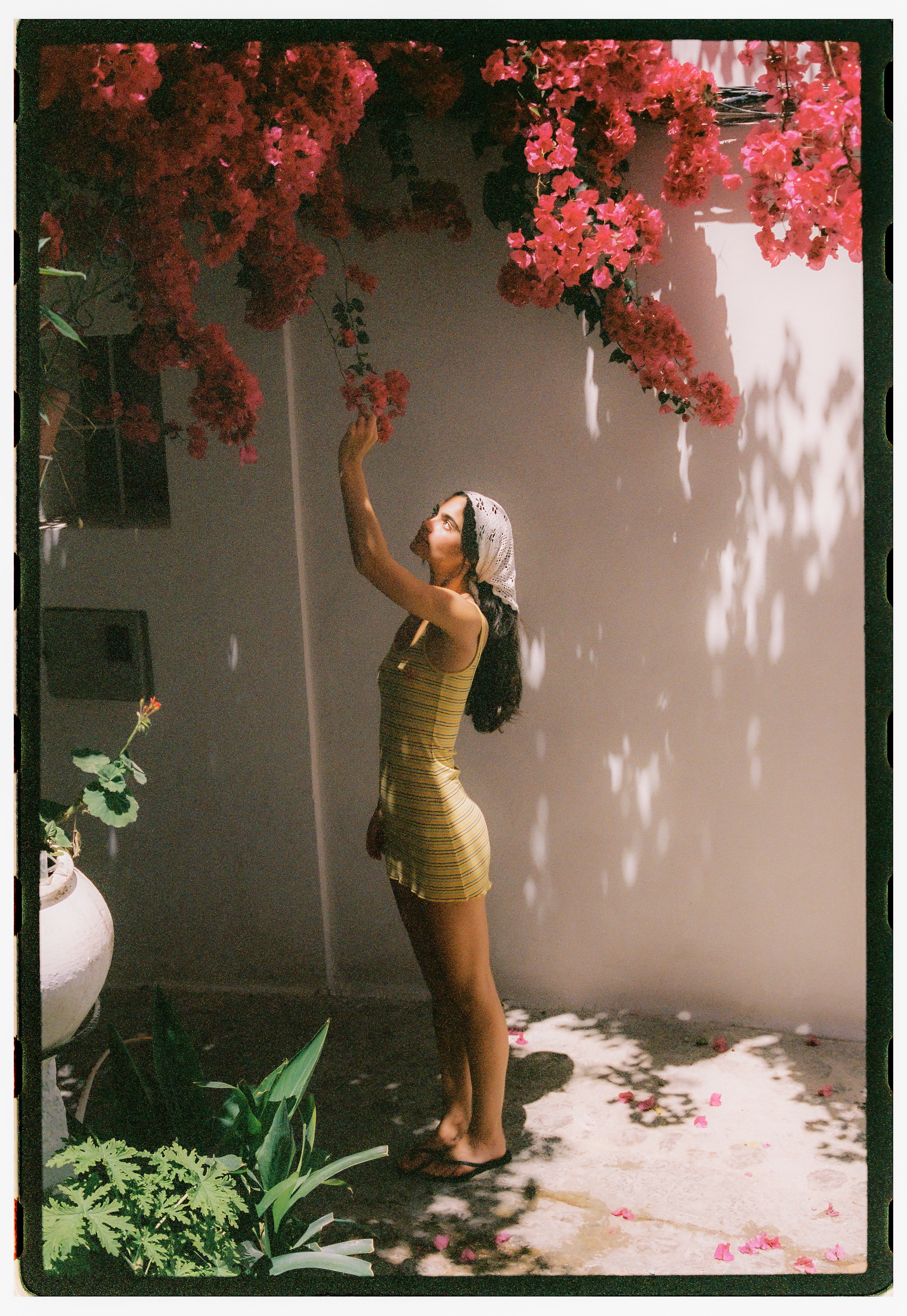 Lemon Striper Mini Dress