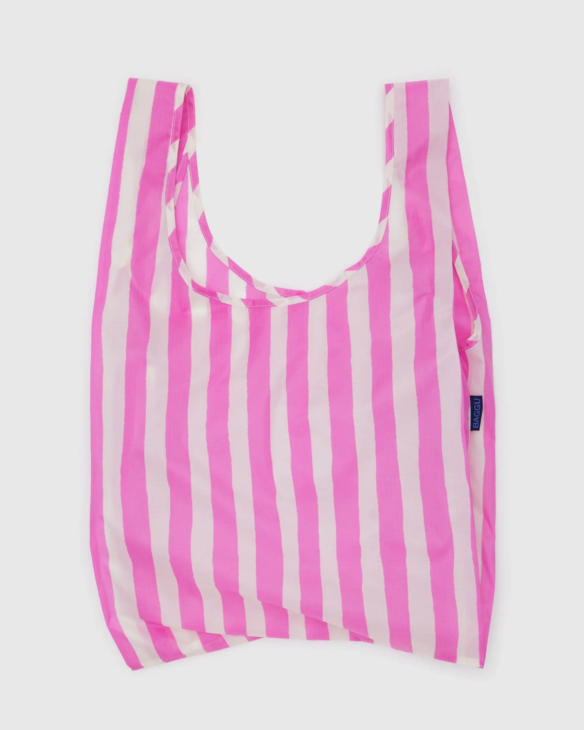 Standard Baggu in Pink Painted Stripe