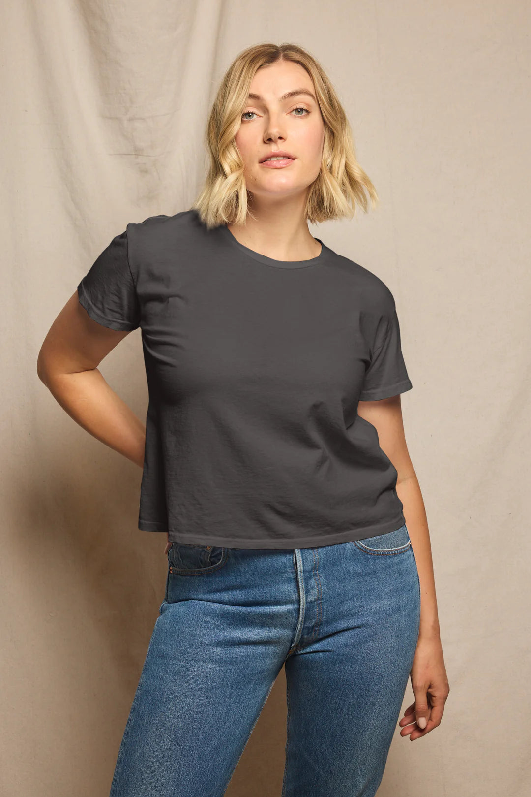 Harley Tee in Vintage Black