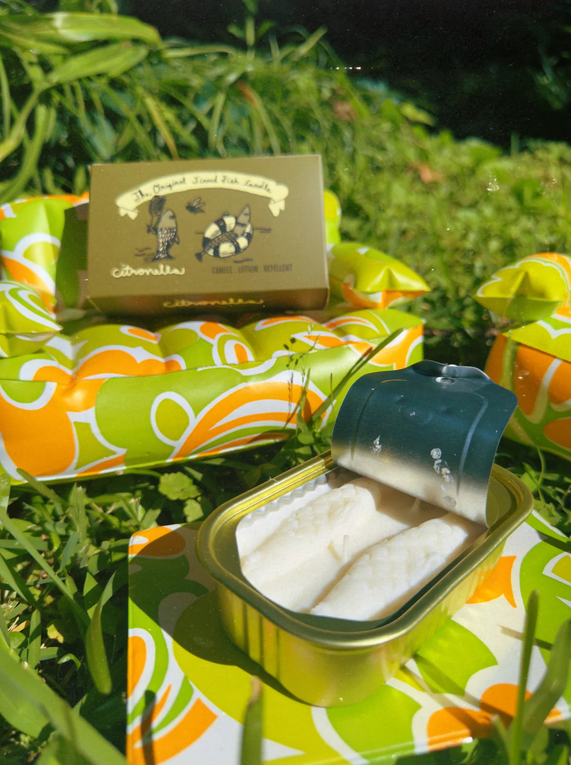 Citronella Tinned Fish Candle