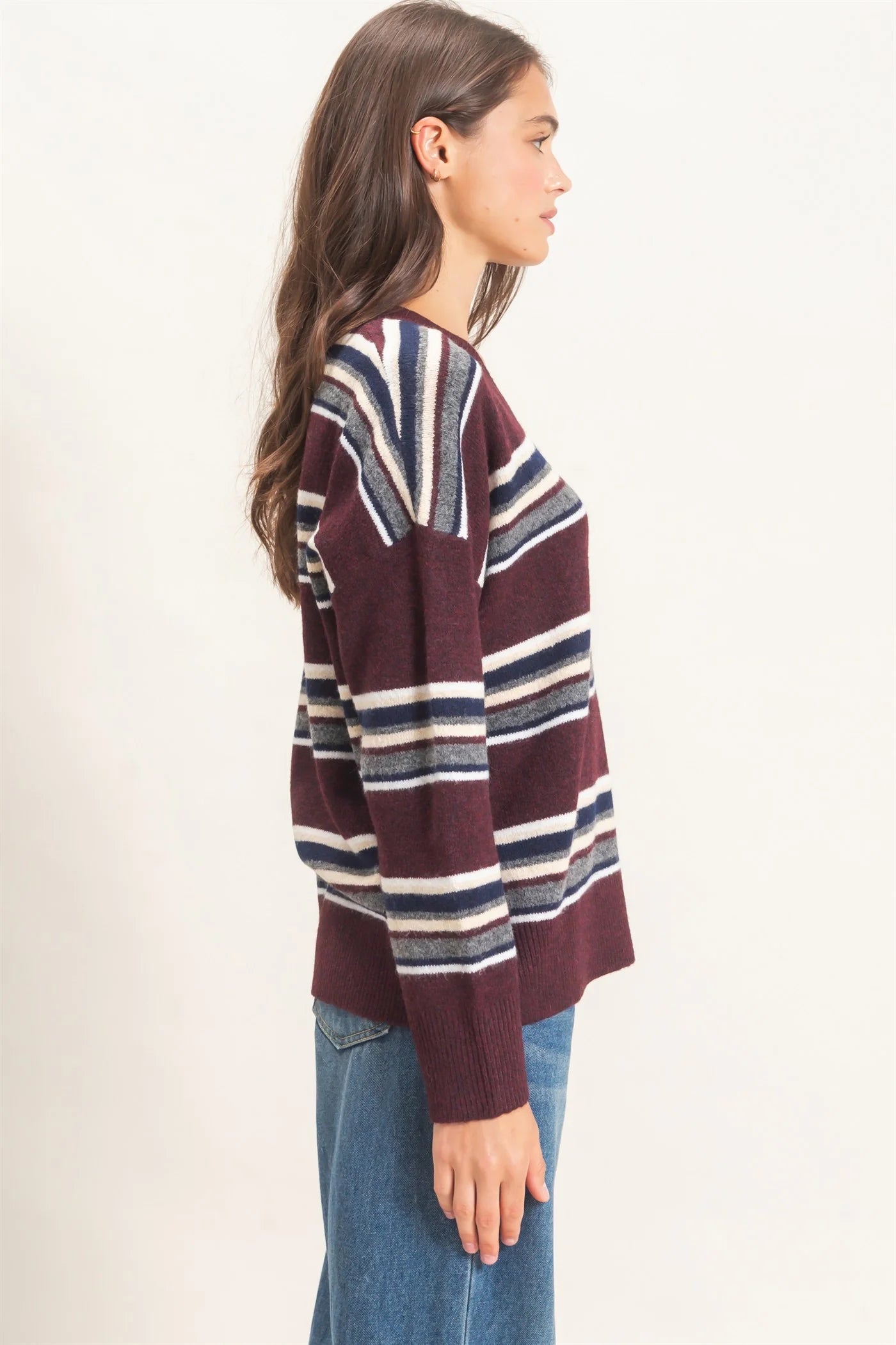 Margot Sweater in Merlot