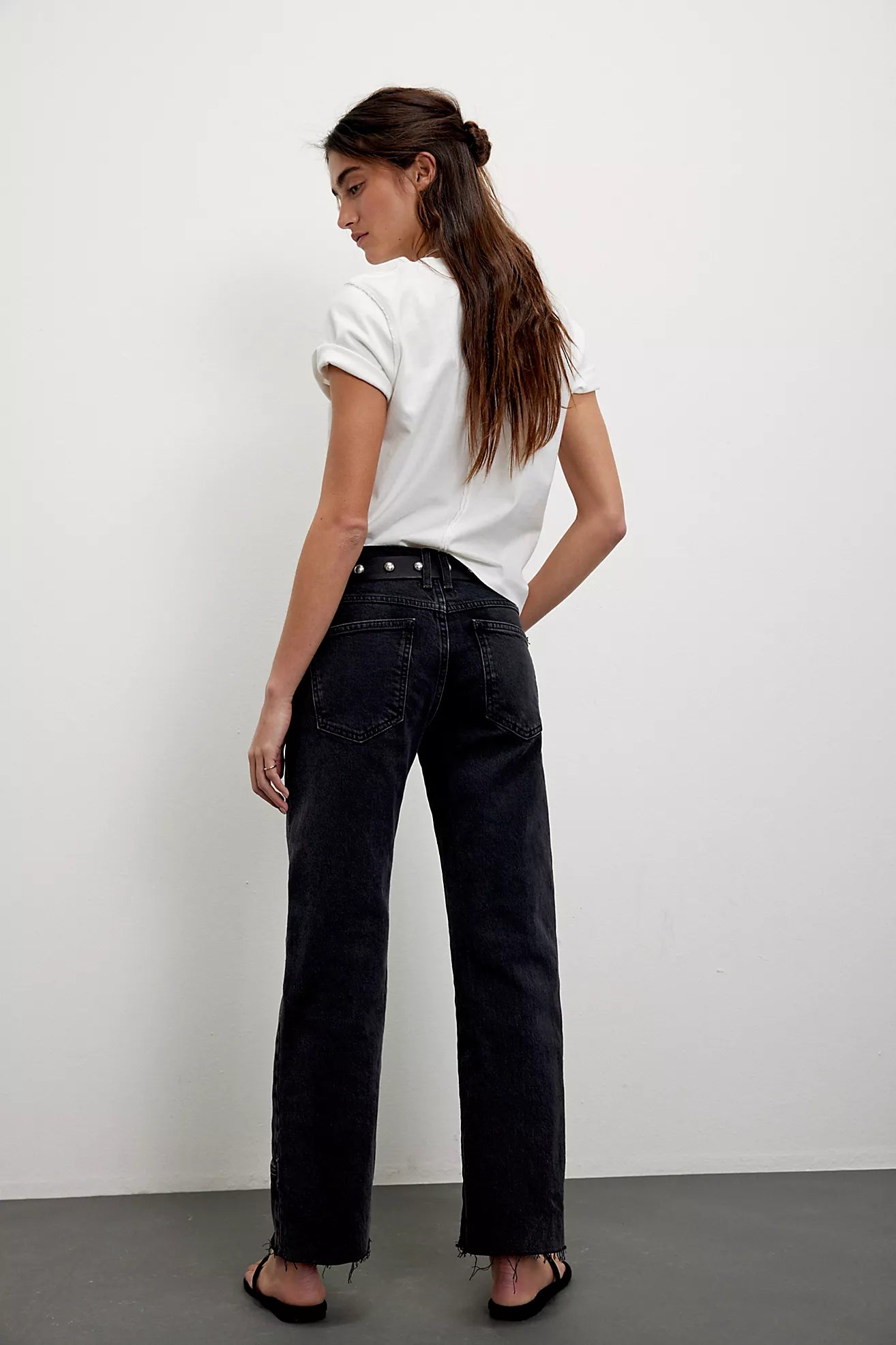 Risk Taker Mid Rise Straight Jeans in Main Squeeze