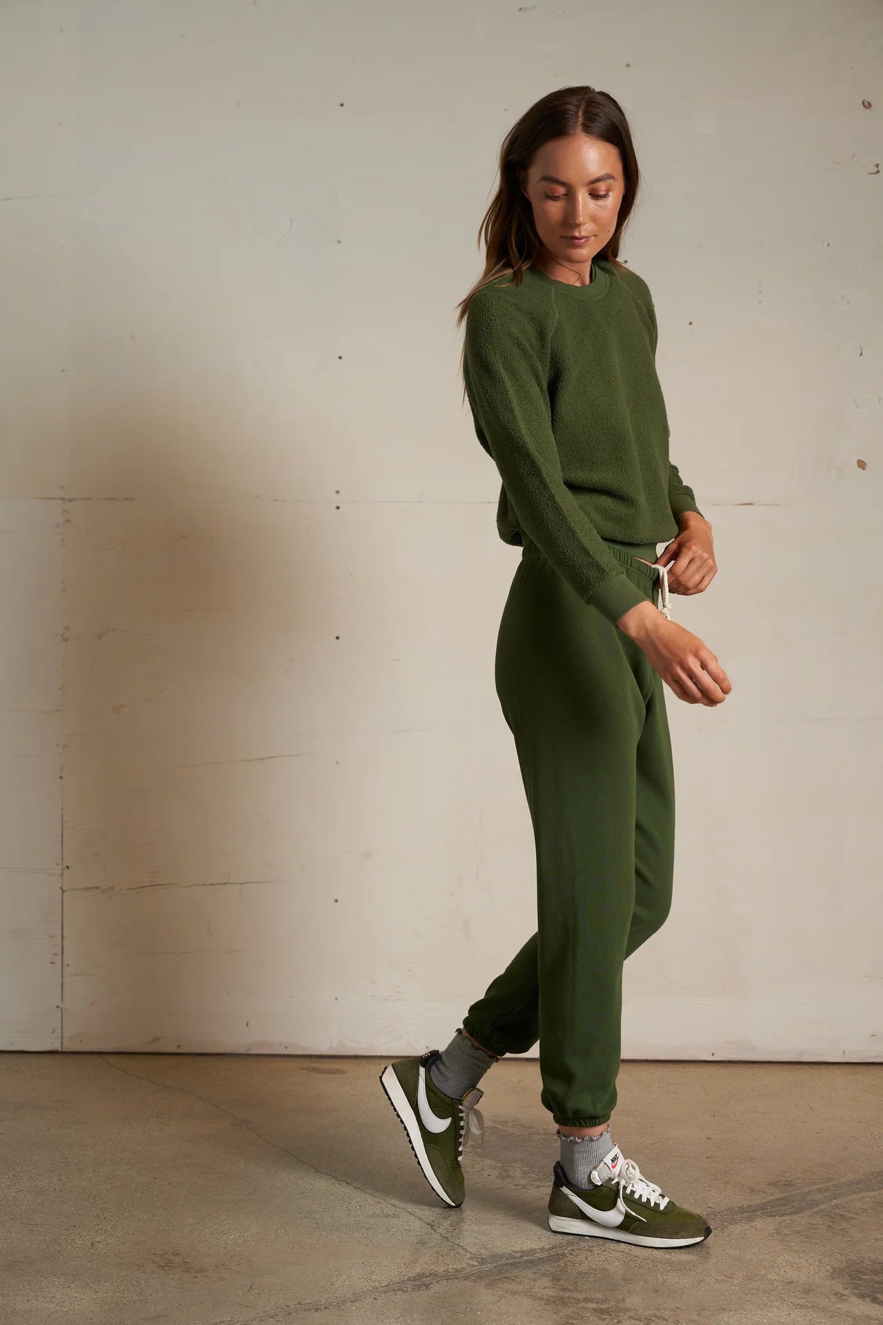 Ziggy Sweatshirt in Fern Green