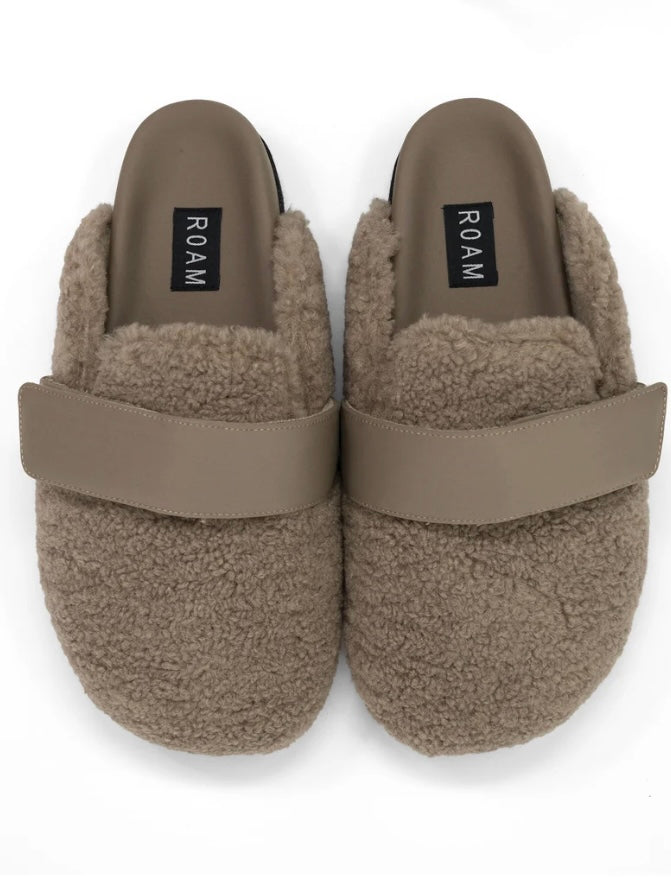Fuzzy Loafer Mule