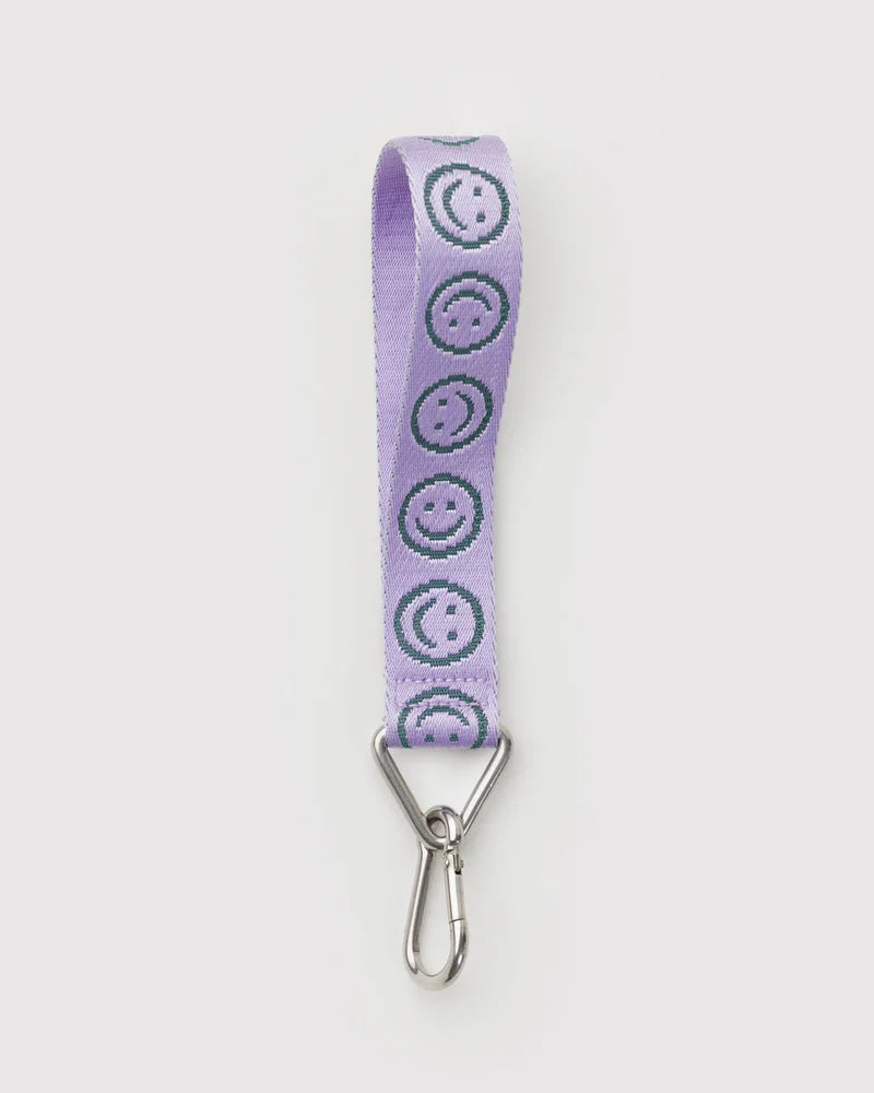 Logo Keychain in Lilac Happy