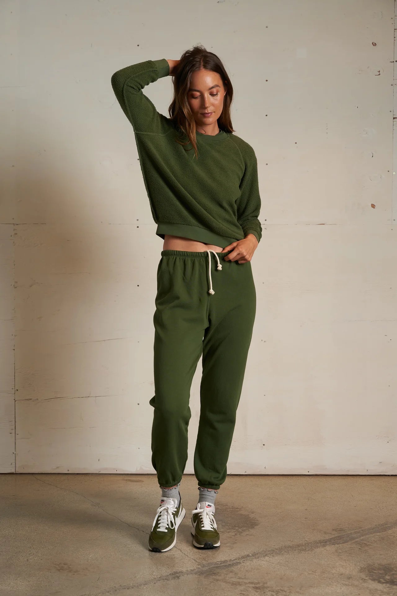 Ziggy Sweatshirt in Fern Green