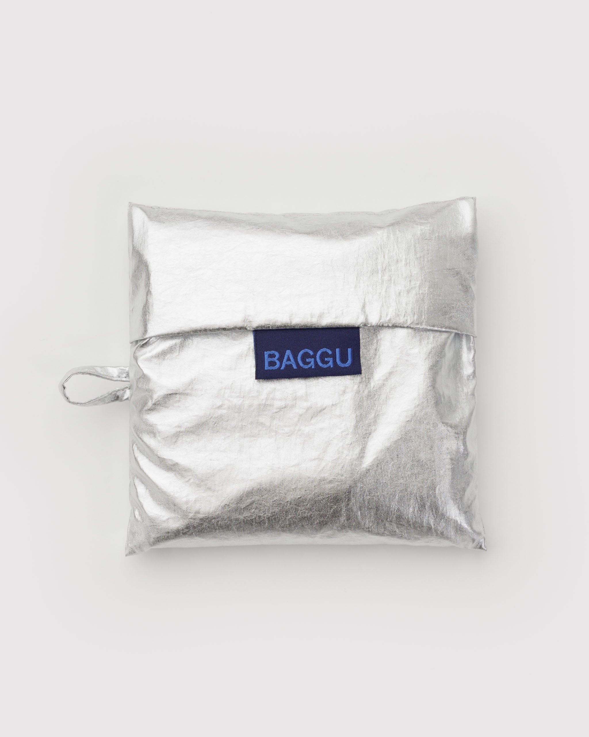 Standard Baggu in Metallic Silver