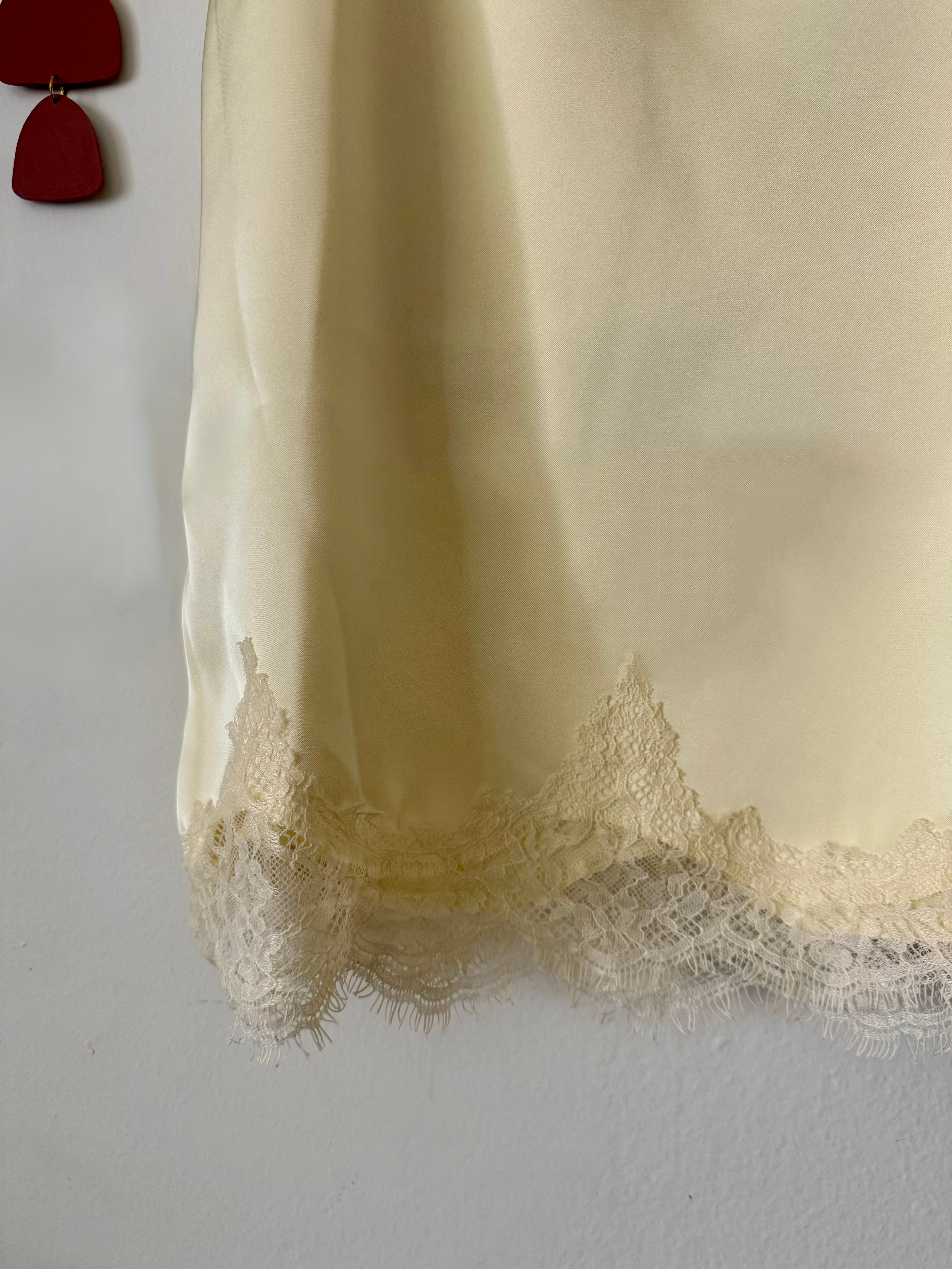 Louisa Knee Length Skirt in Buttercream