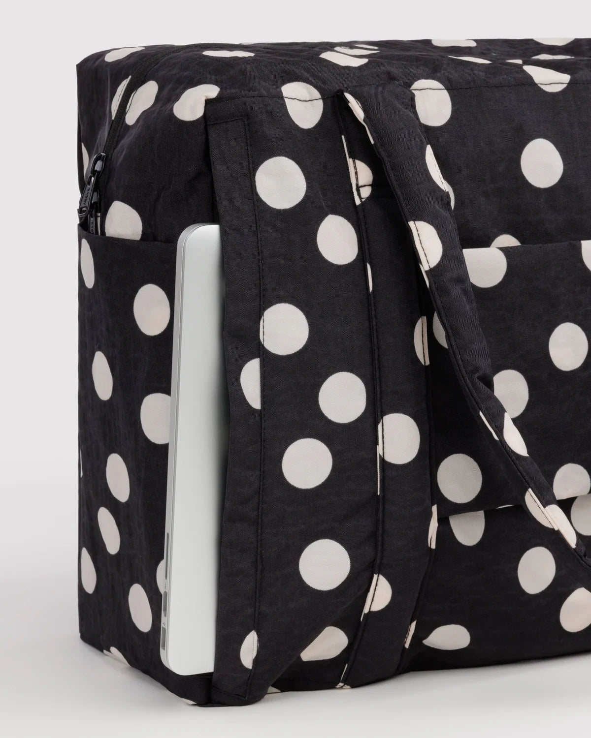 Cloud Carry On in Black and Cream Polka Dot
