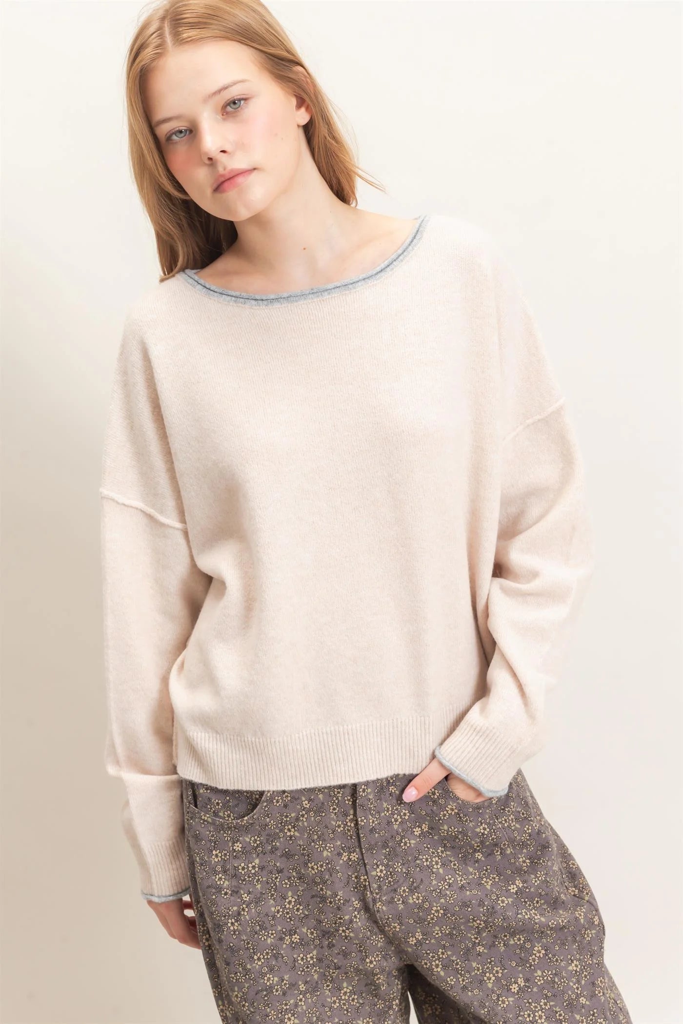 Jean Knit Pullover
