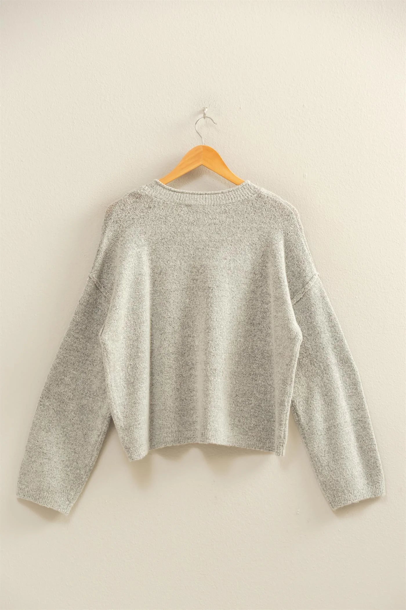 Parker Cardigan in Heather Grey