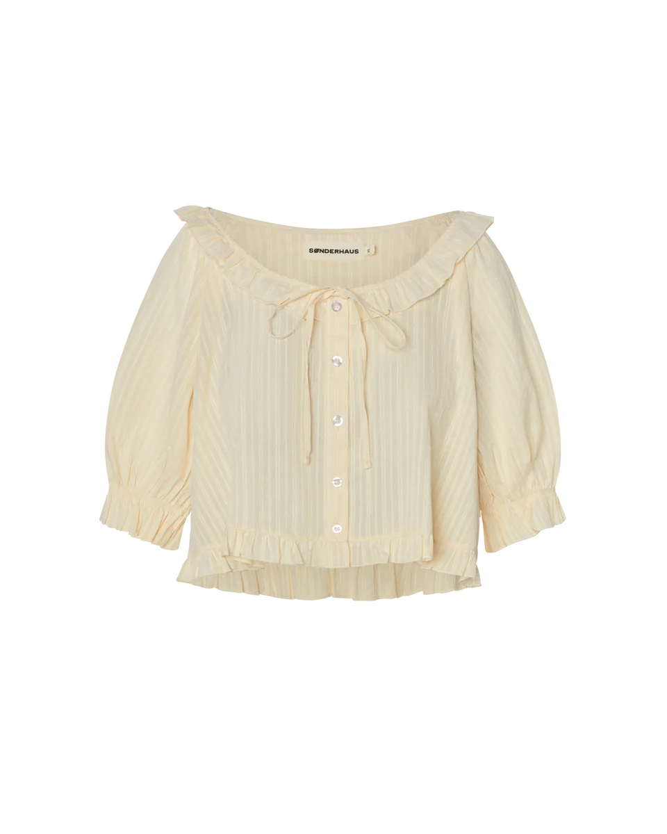 Romeo Set in Cream Eyelet